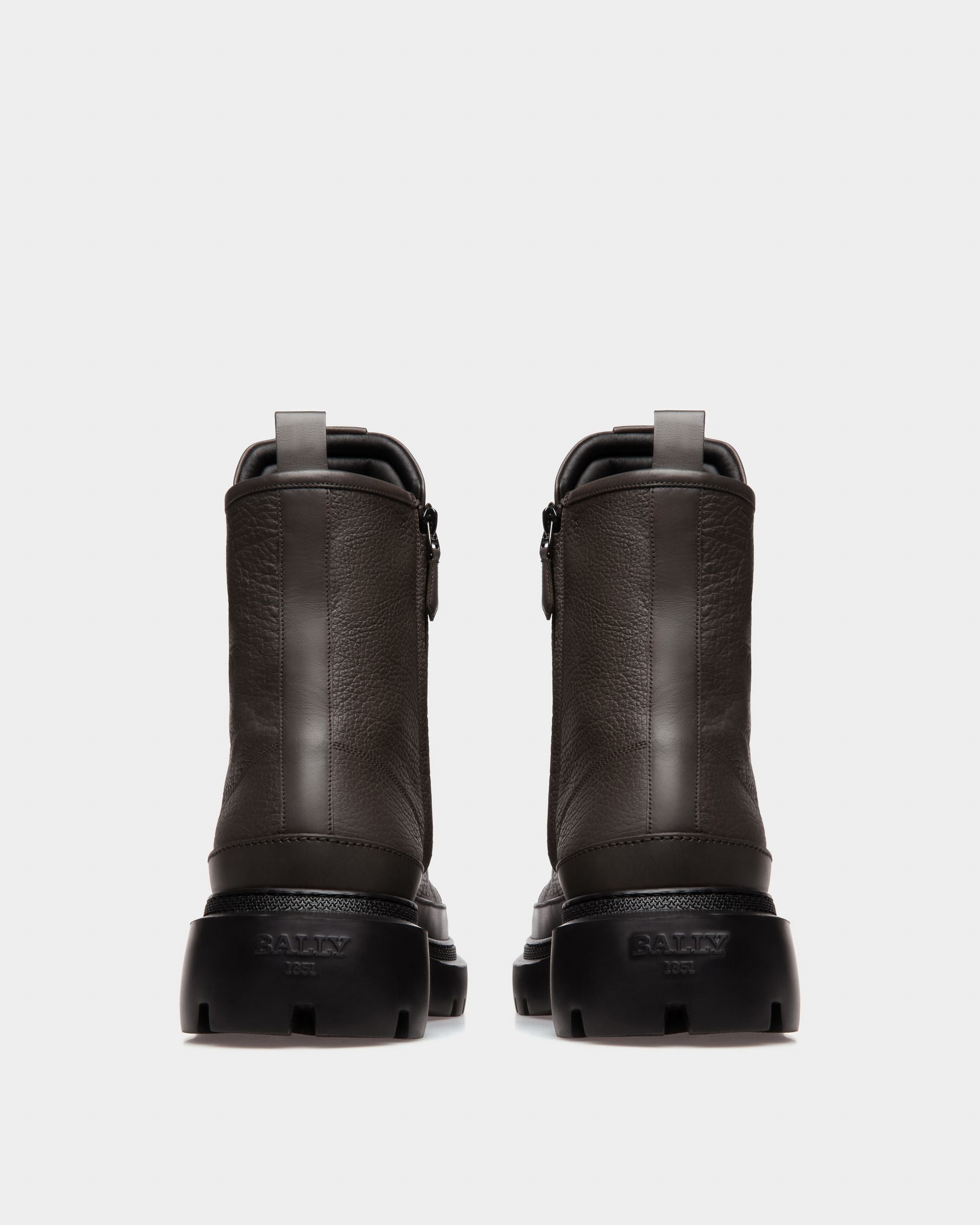 Vatiz Bottes En Cuir Vert Militaire - Homme - Bally - 04