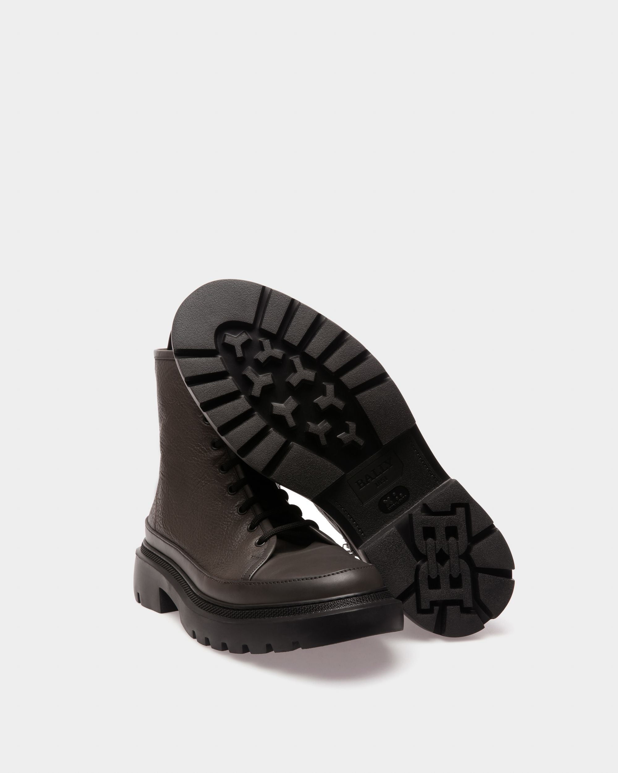Vatiz Bottes En Cuir Vert Militaire - Homme - Bally - 05