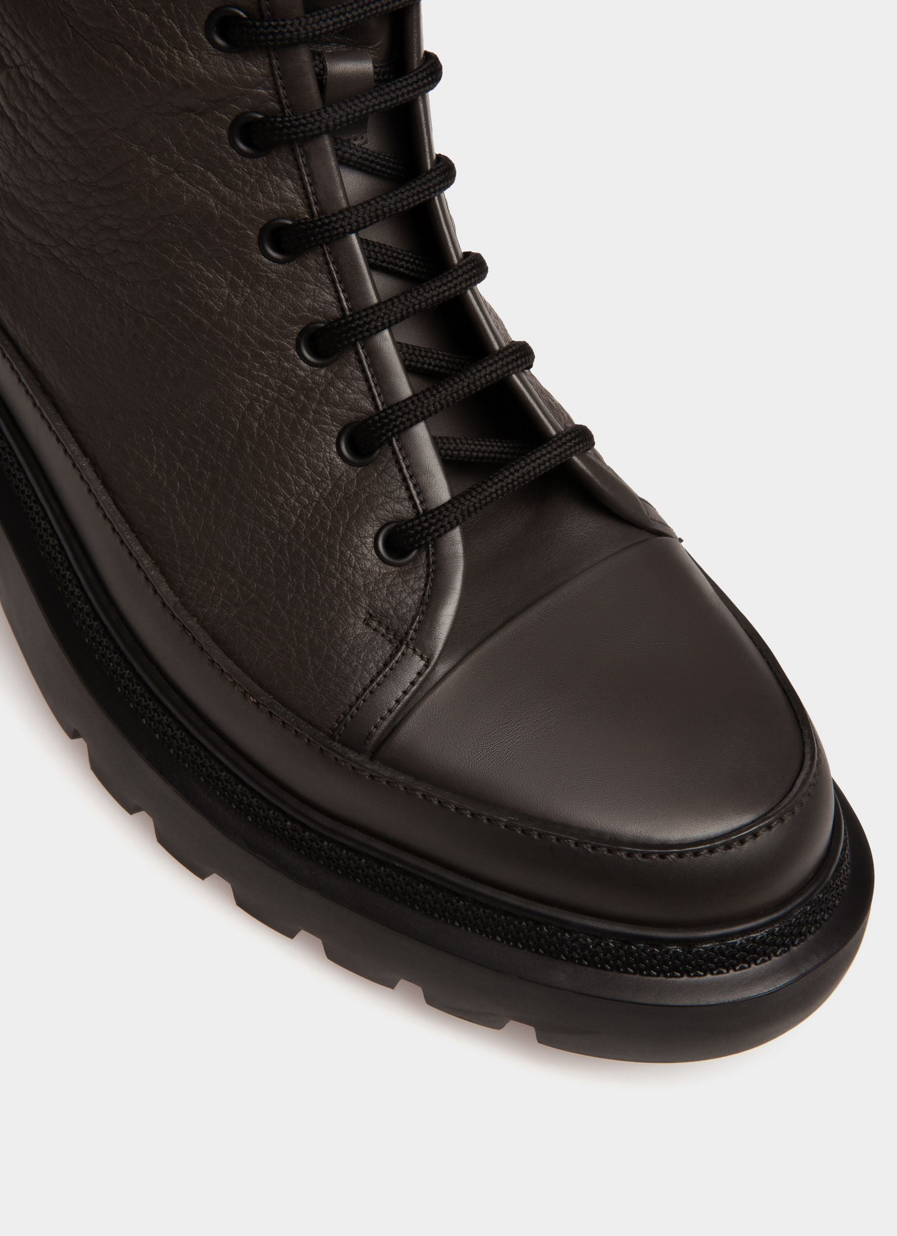 Vatiz Bottes En Cuir Vert Militaire - Homme - Bally - 06