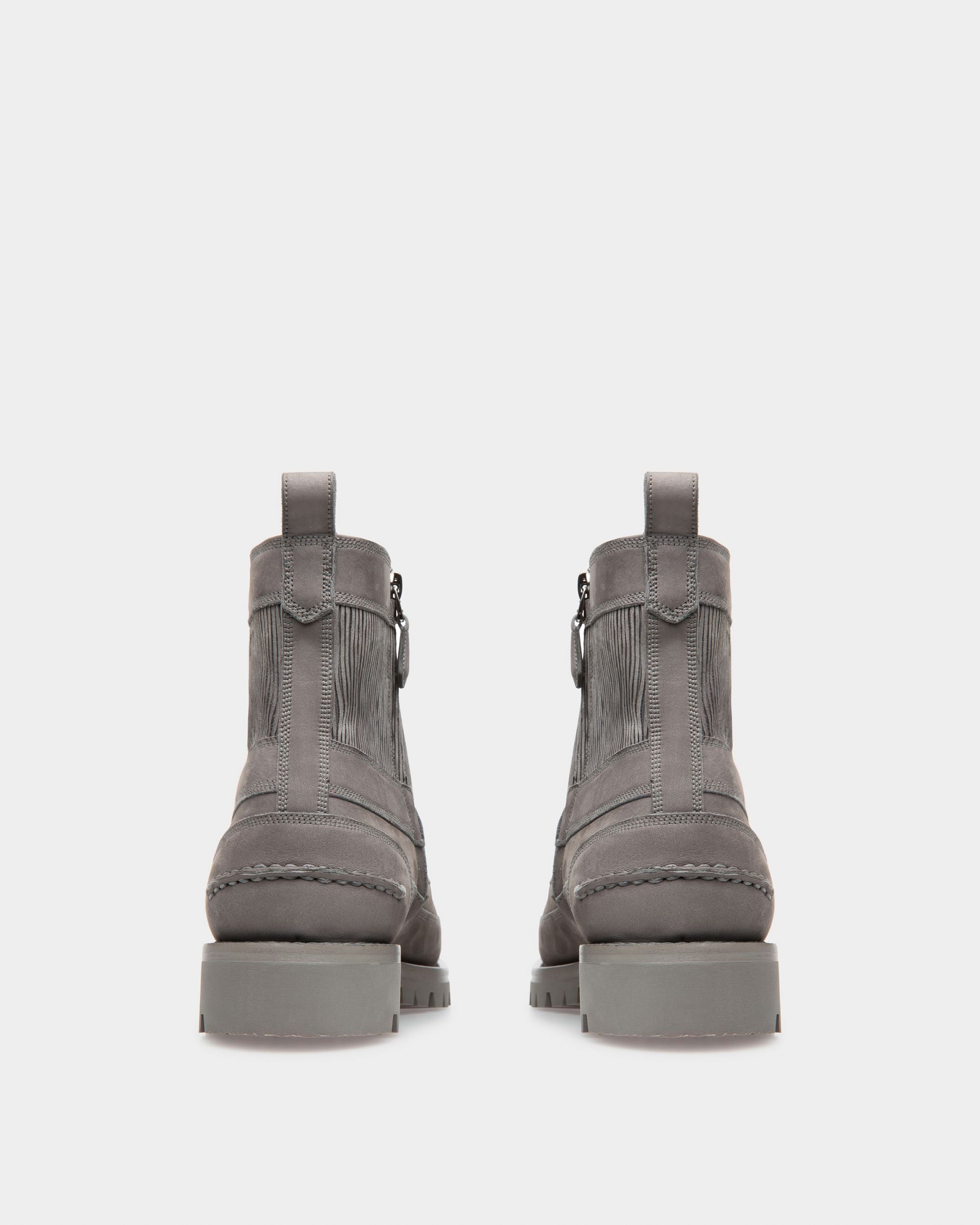 Treldon Bottes En Cuir Minéral Foncé - Homme - Bally - 04