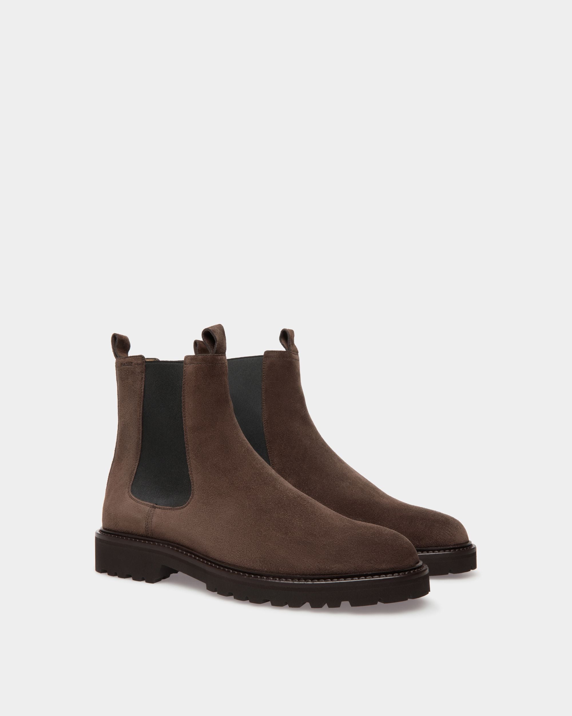 Bootie in Brown Suede - Men's - Bally - 02