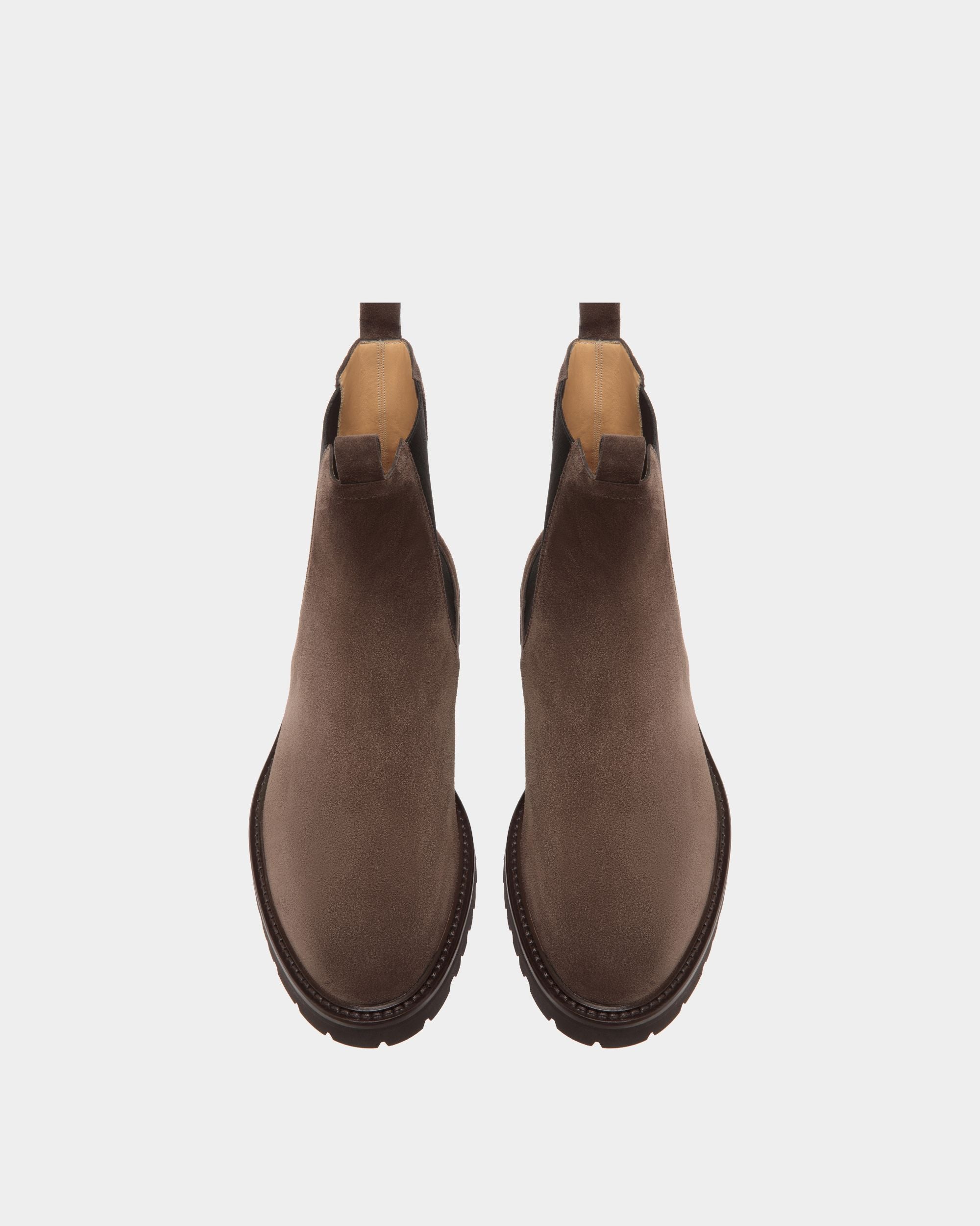 Bootie in Brown Suede - Men's - Bally - 04