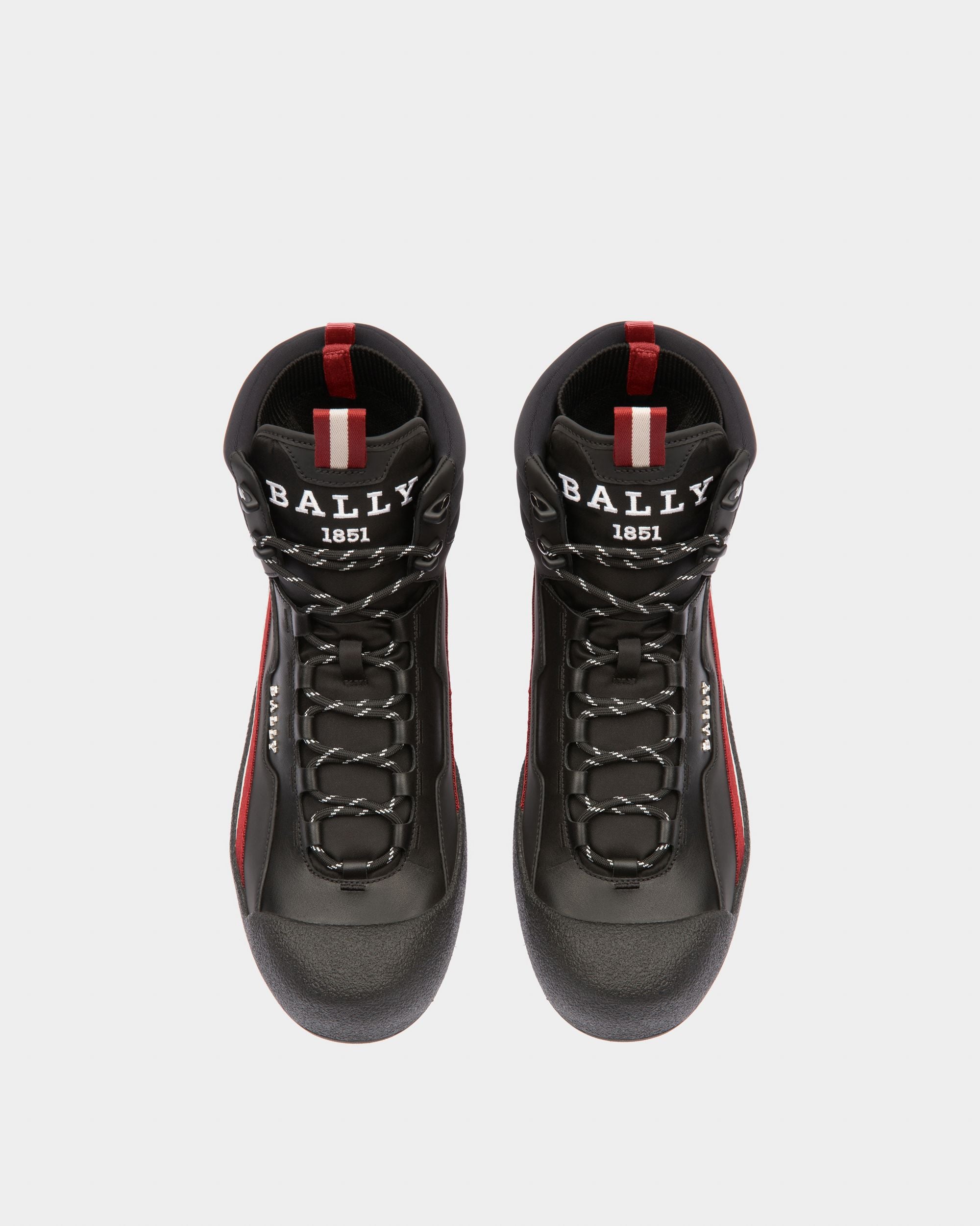 Clyde Schneestiefel Aus Schwarzem Leder - Herren - Bally - 02