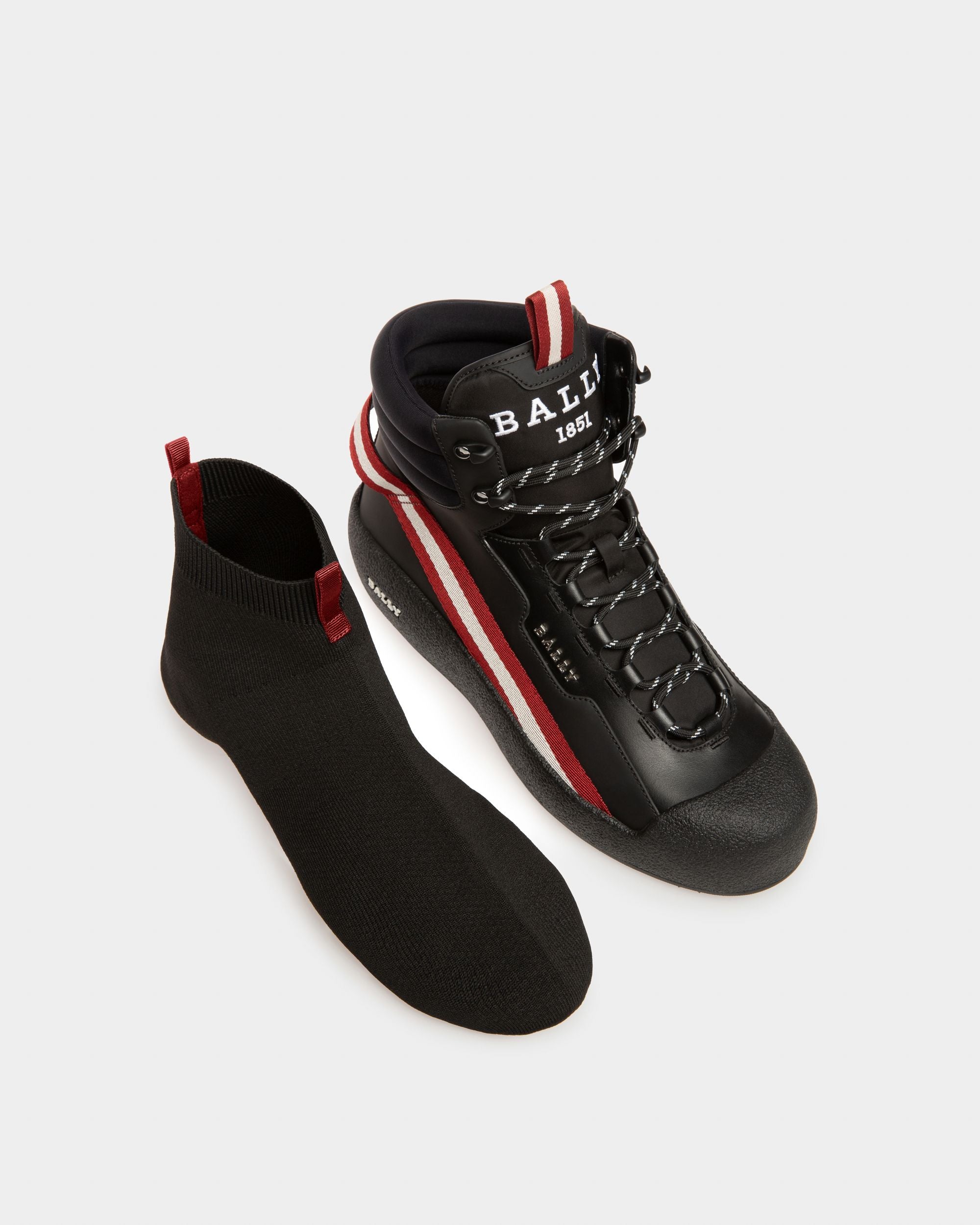 Clyde Schneestiefel Aus Schwarzem Leder - Herren - Bally - 07