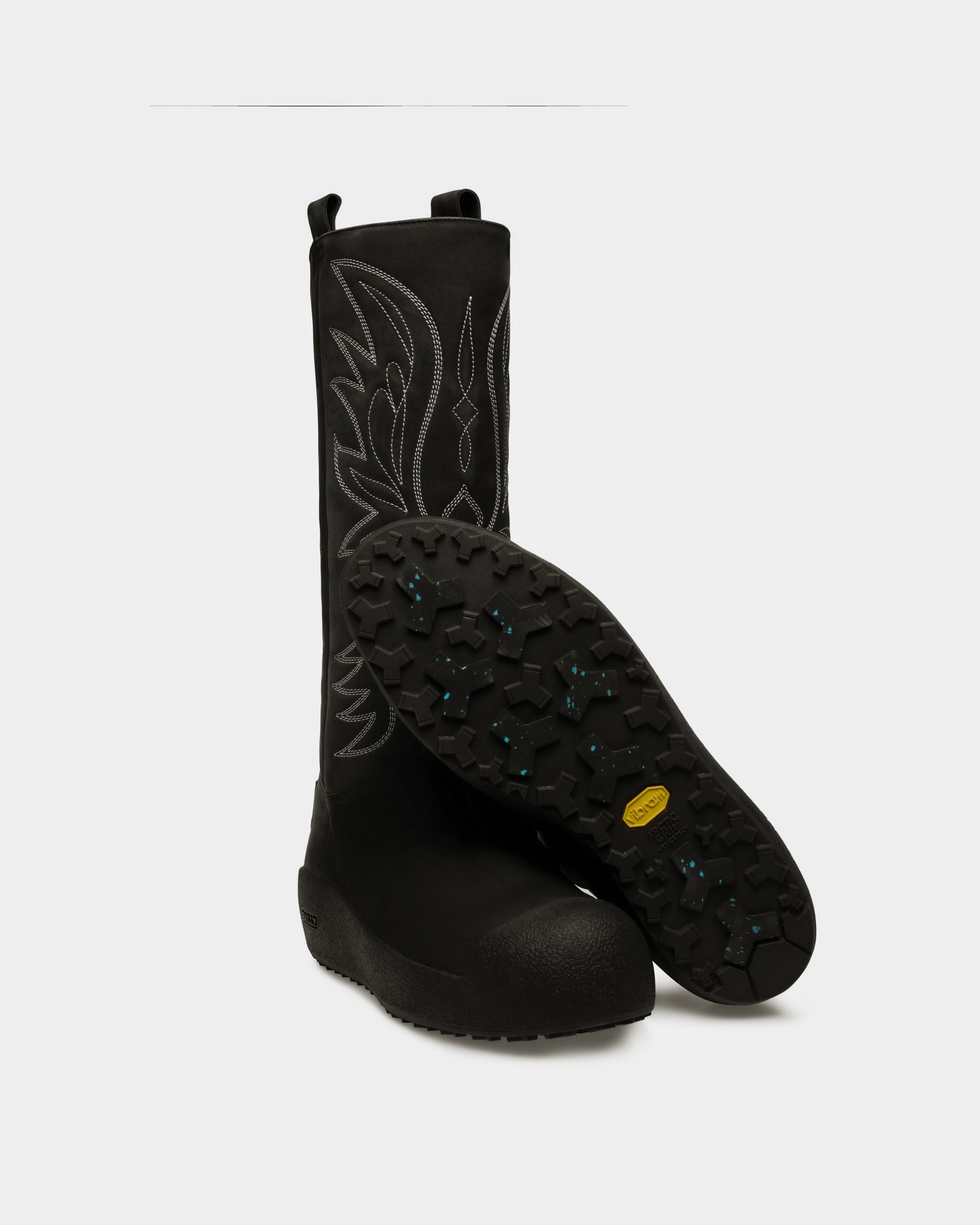Montana Leder-Schneestiefel In Schwarz - Herren - Bally - 05
