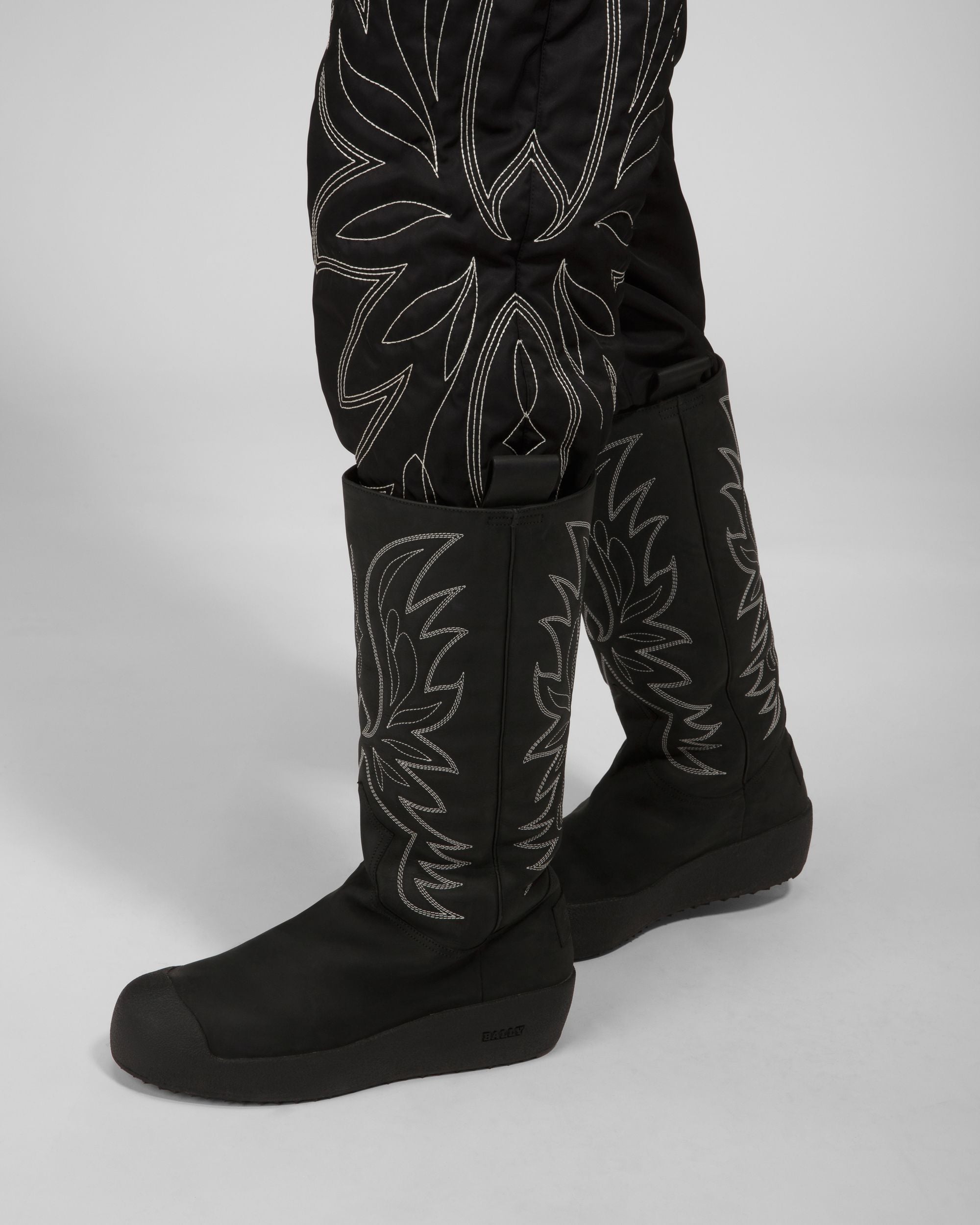 Montana Leder-Schneestiefel In Schwarz - Herren - Bally - 08