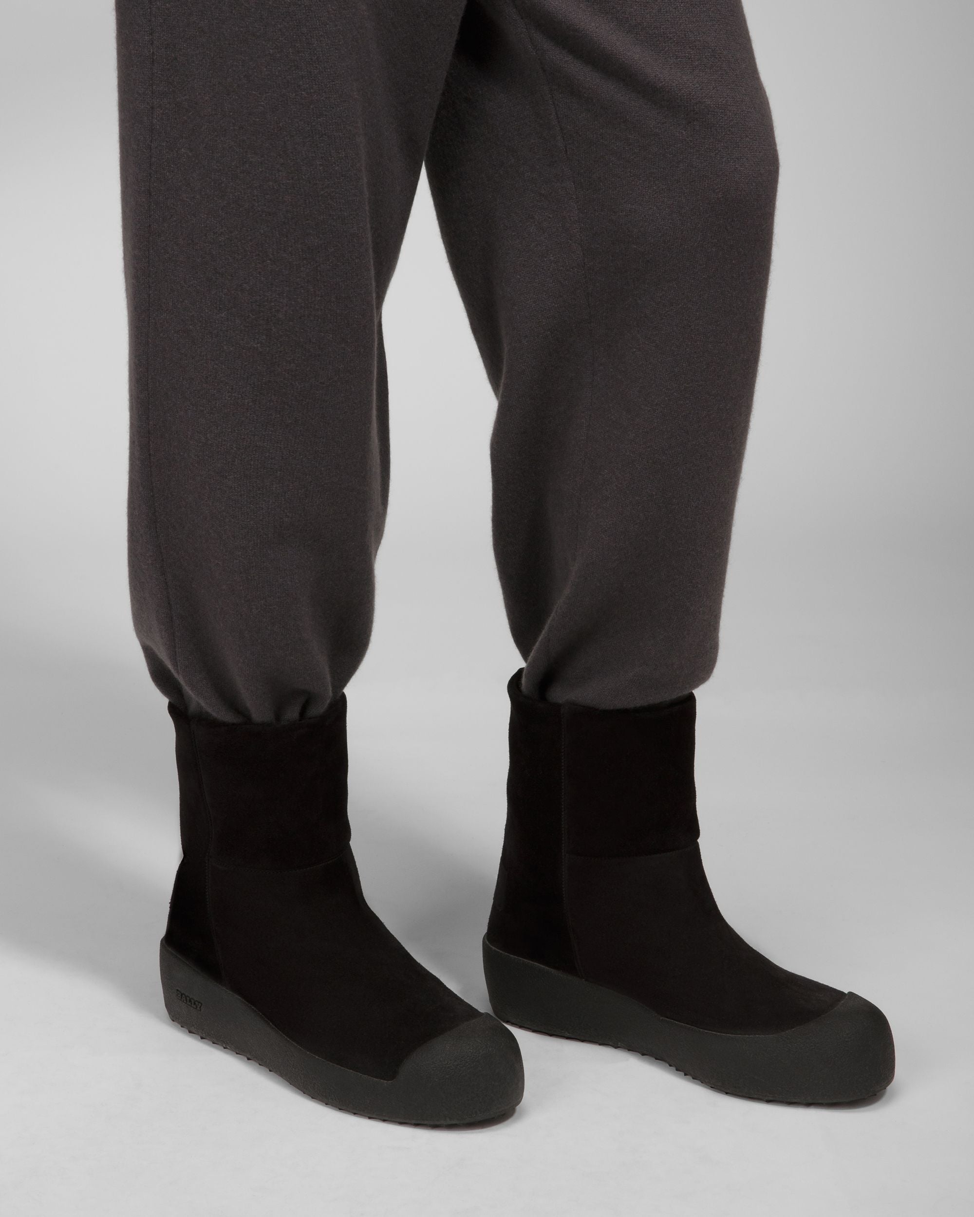 Gstaad Bottes De Neige En Cuir Noir - Homme - Bally - 03