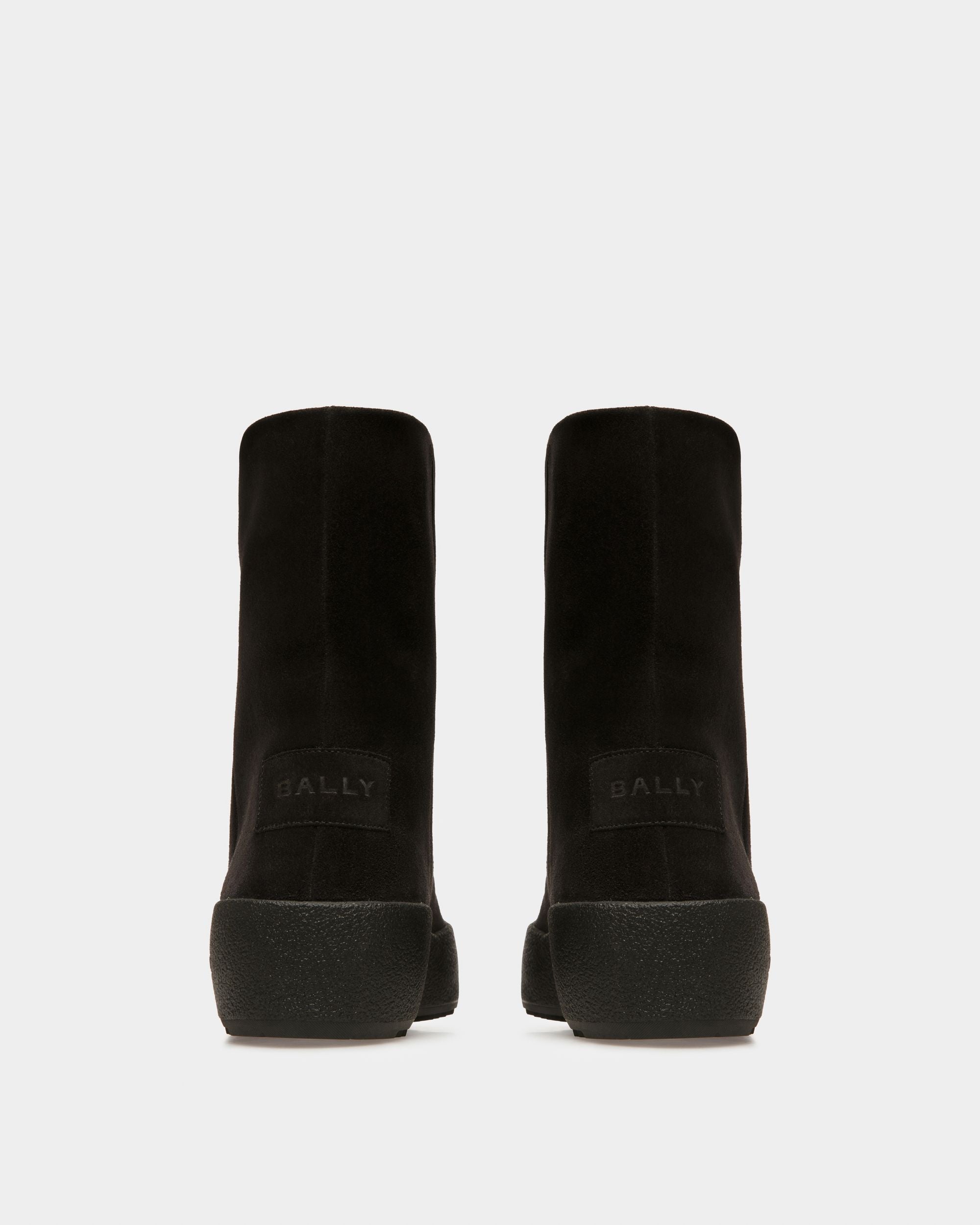 Gstaad Bottes De Neige En Cuir Noir - Homme - Bally - 04
