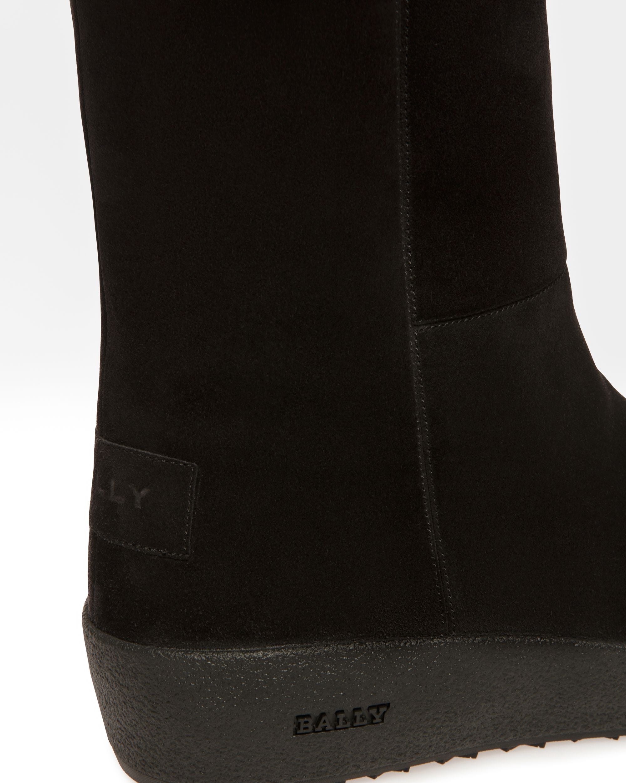 Gstaad Bottes De Neige En Cuir Noir - Homme - Bally - 06
