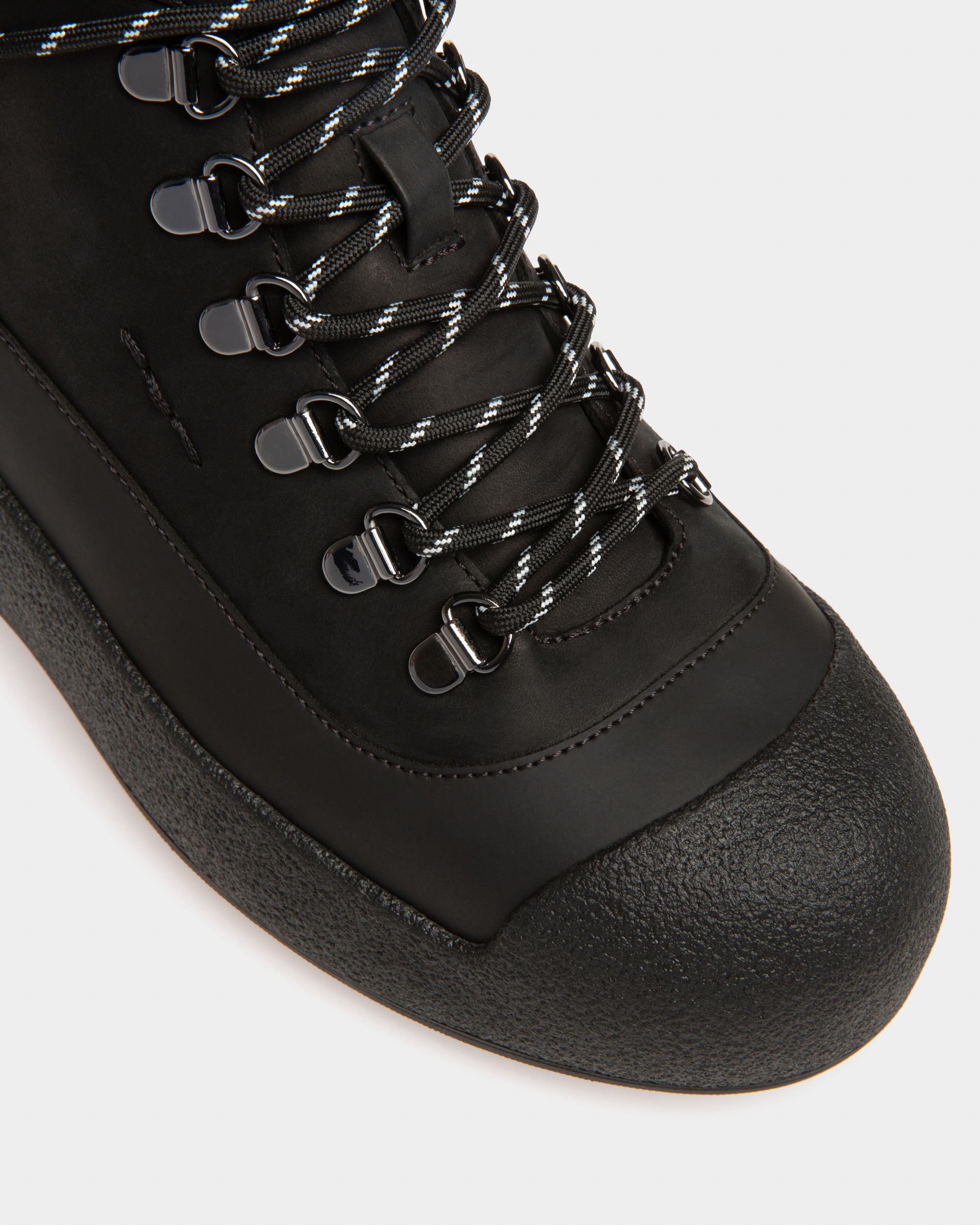 Cayden Leather Snow Boots In Black - Men's - Bally - 06