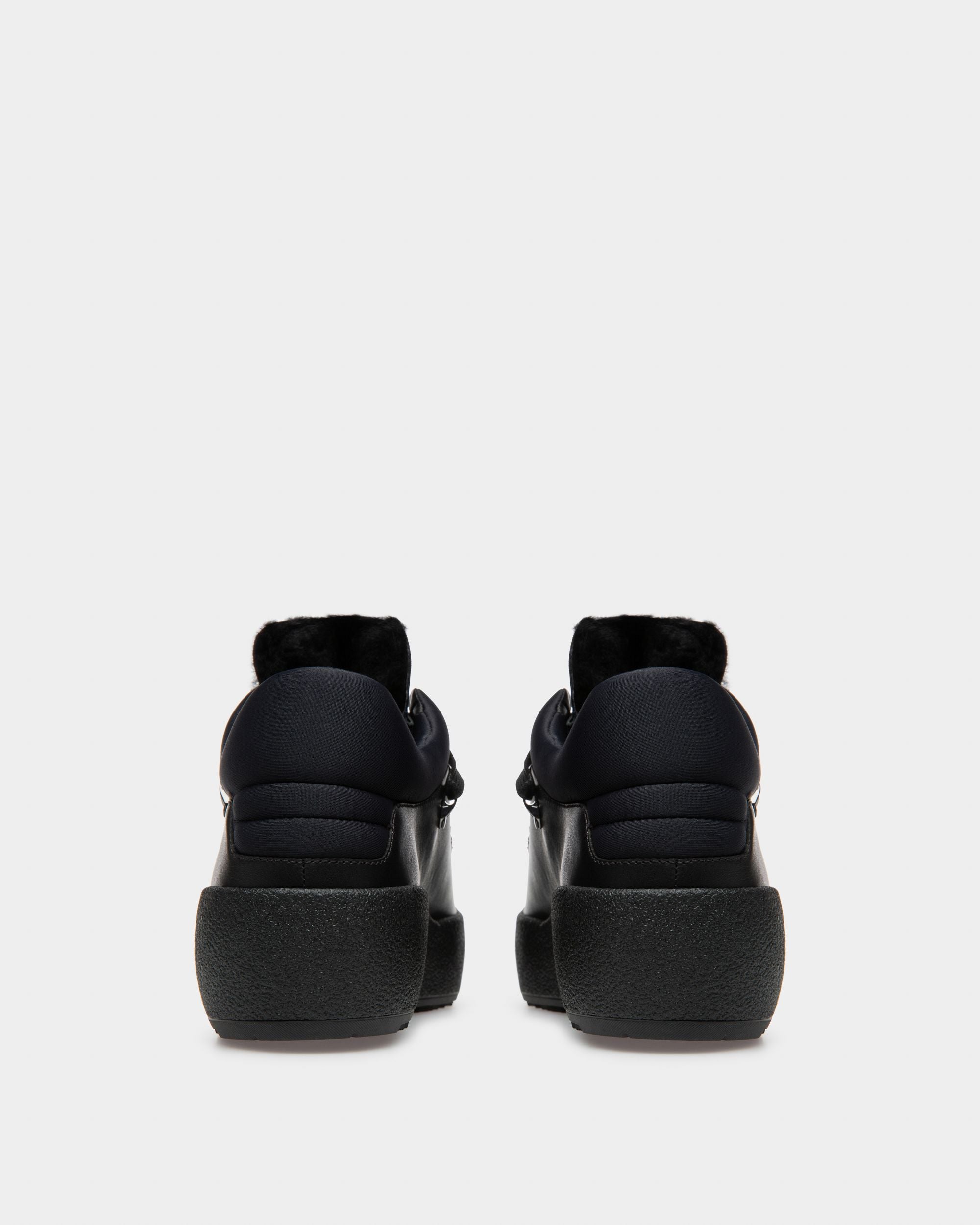 Curyal Bottes De Neige En Cuir Noir - Homme - Bally - 04
