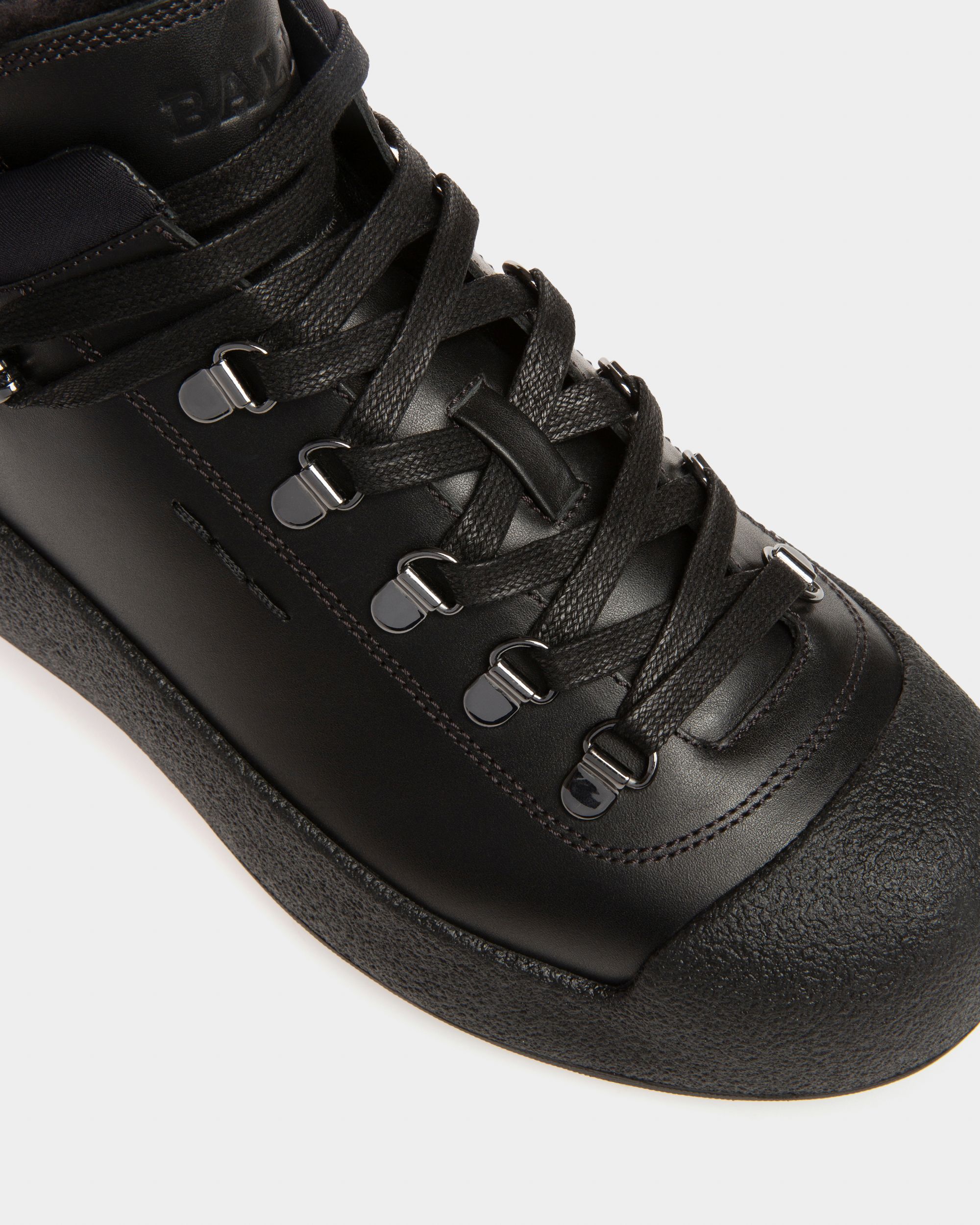 Curyal Bottes De Neige En Cuir Noir - Homme - Bally - 06