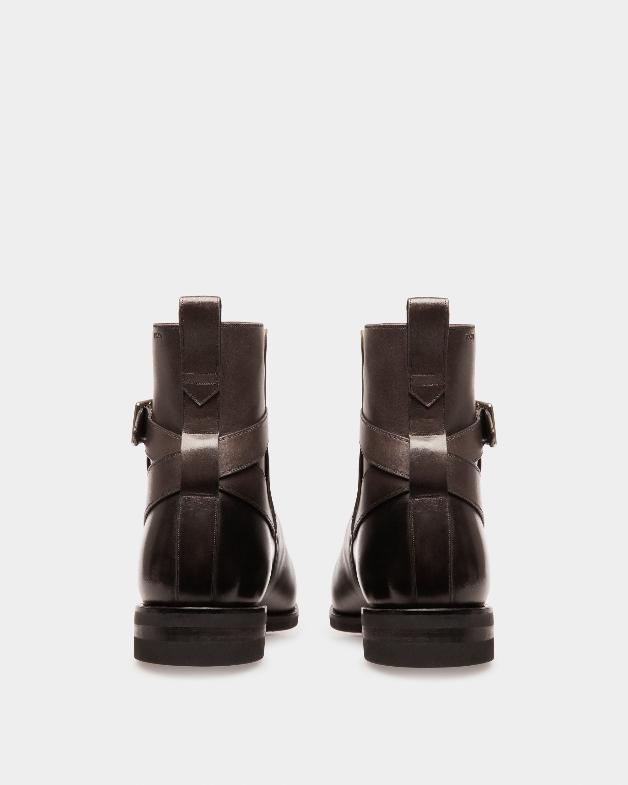 Scaviel Stiefel Aus Militärgrünem Leder - Herren - Bally - 04