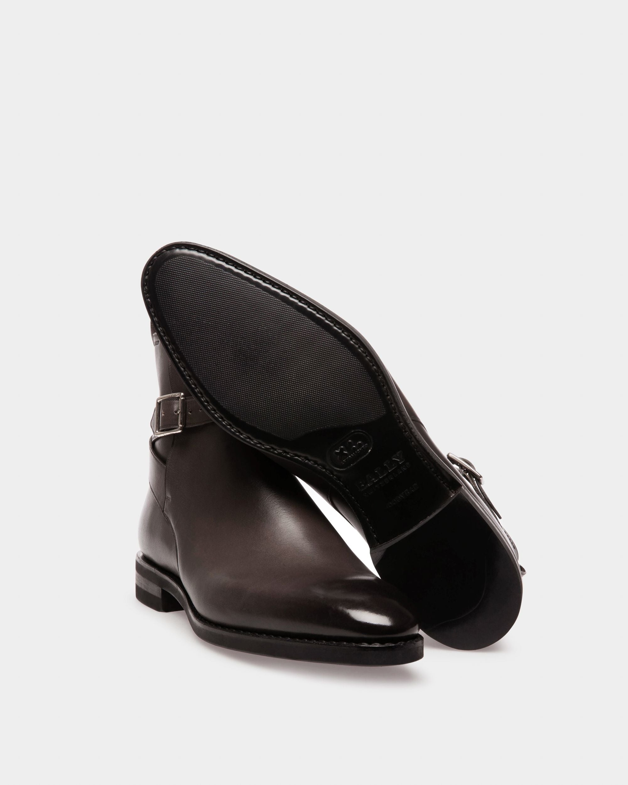 Scaviel Stiefel Aus Militärgrünem Leder - Herren - Bally - 05