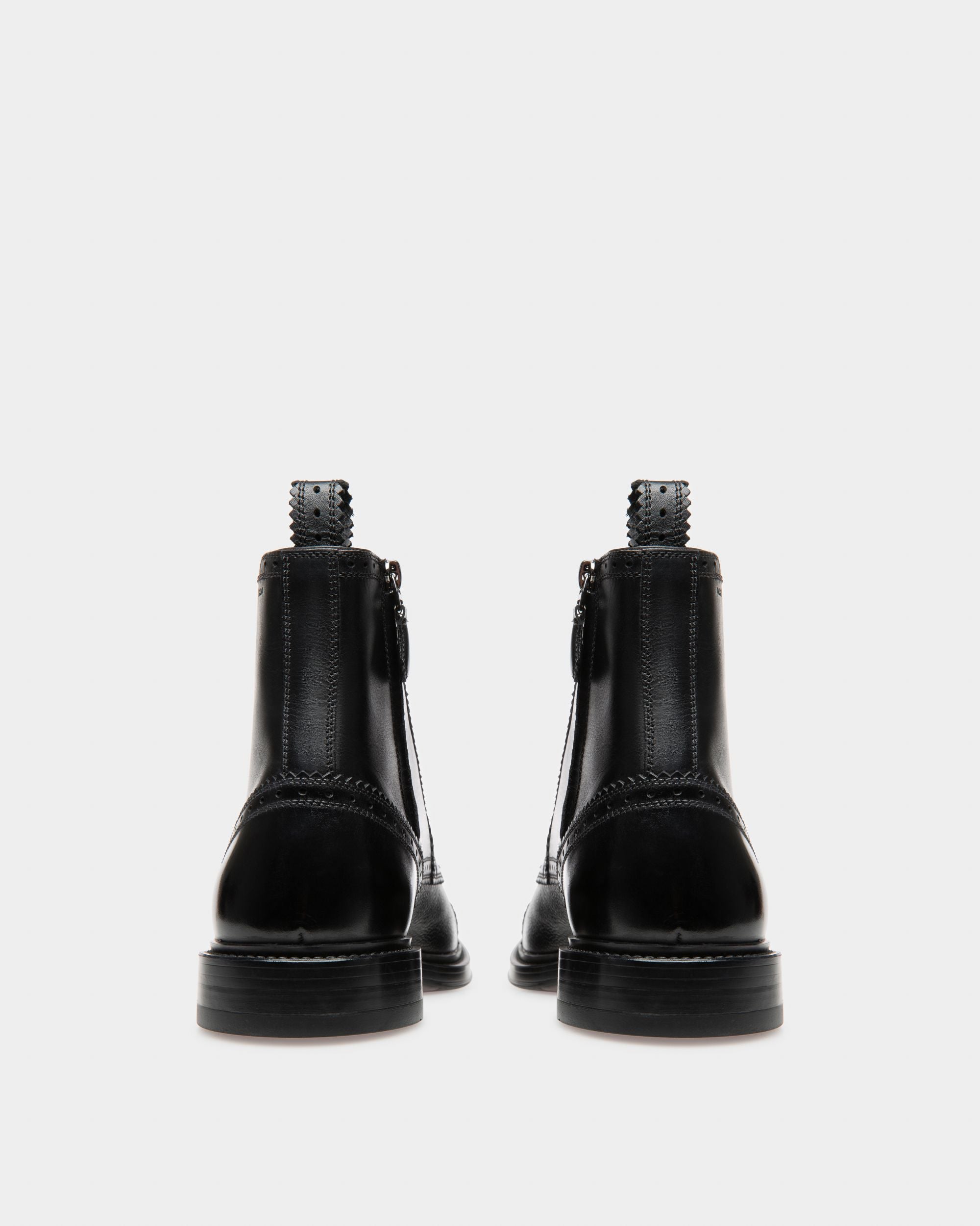 Nicoldon Botines En Cuero De Color Negro - Hombre - Bally - 04