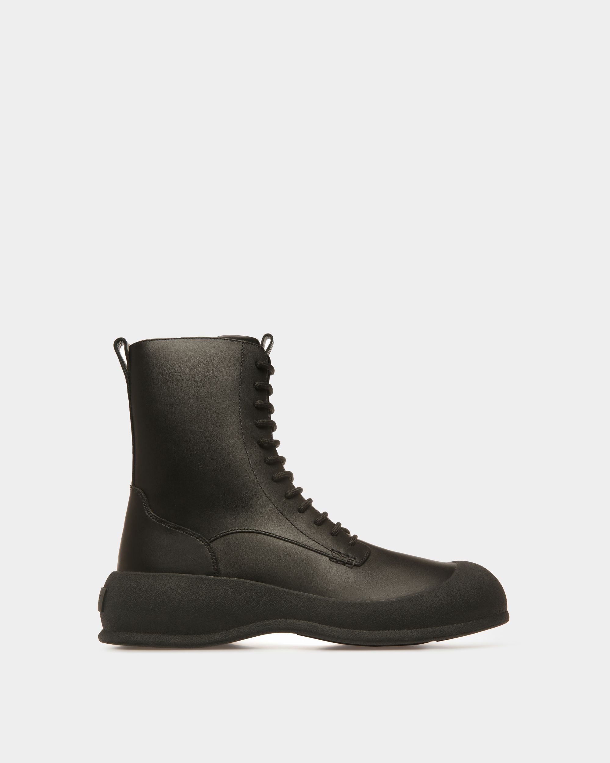 Frei Snow Boots In Black Leather - Men's - Bally - 01