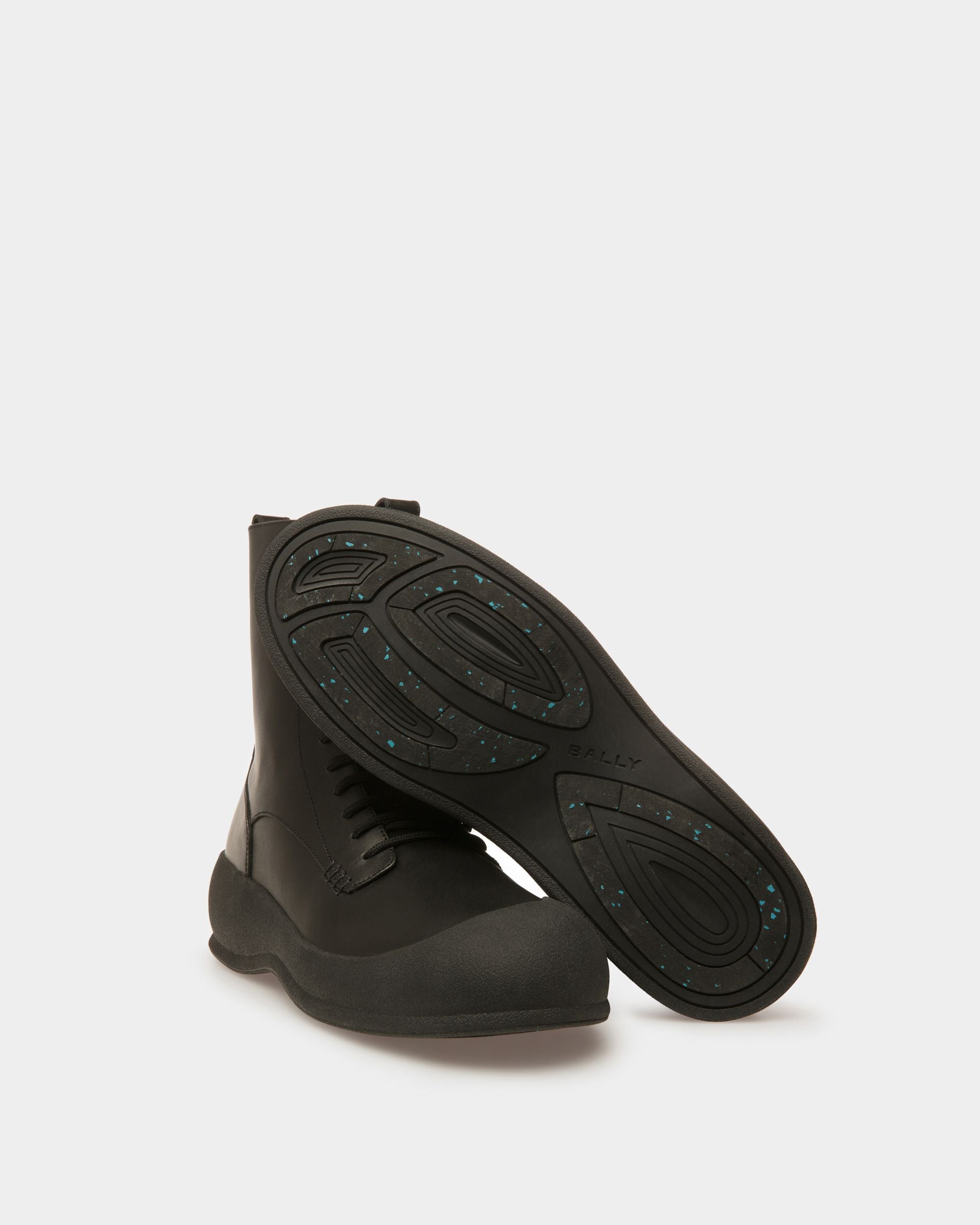 Frei Snow Boots In Black Leather - Men's - Bally - 04