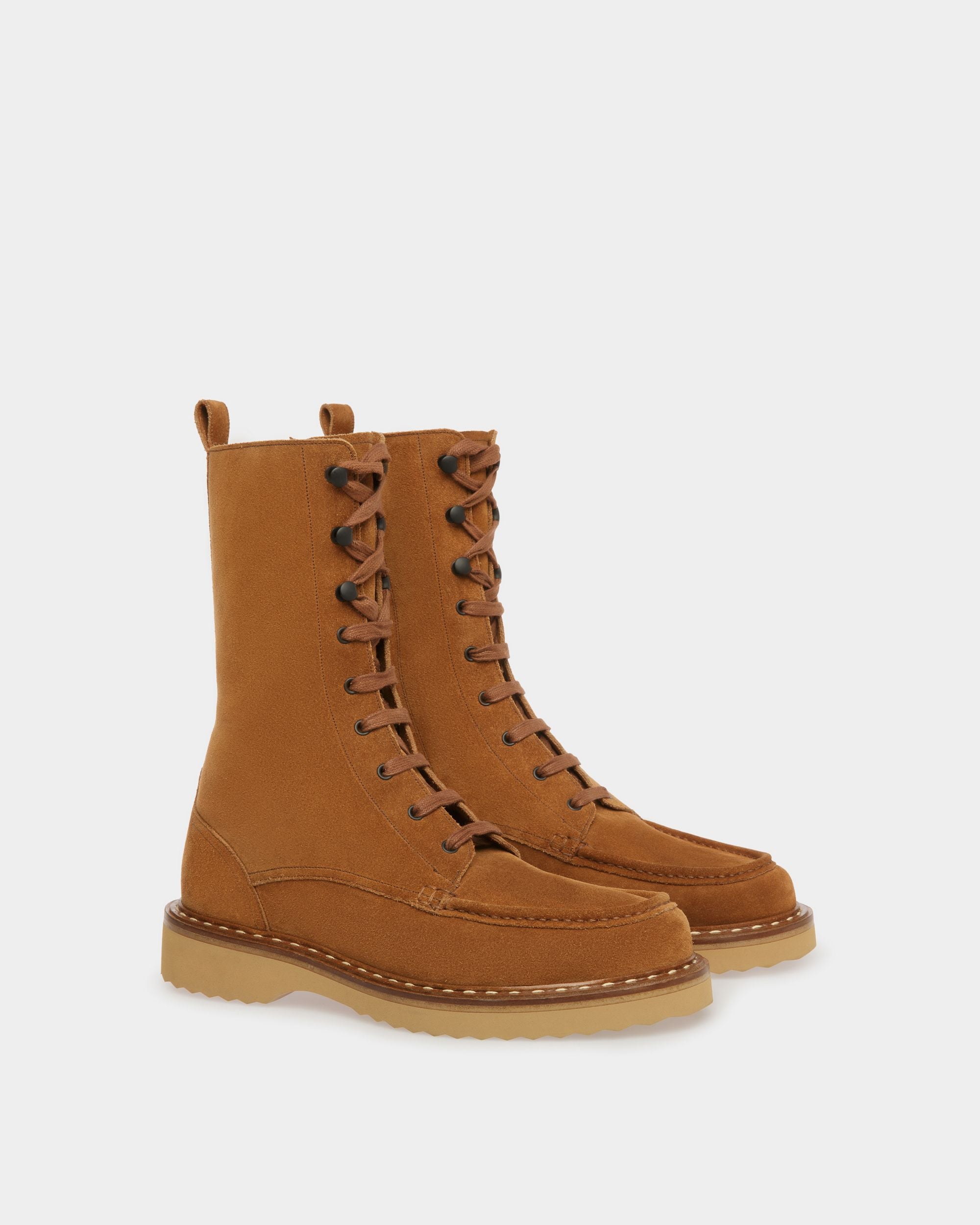 Neasden Booties In Brown Leather - Men's - Bally - 02