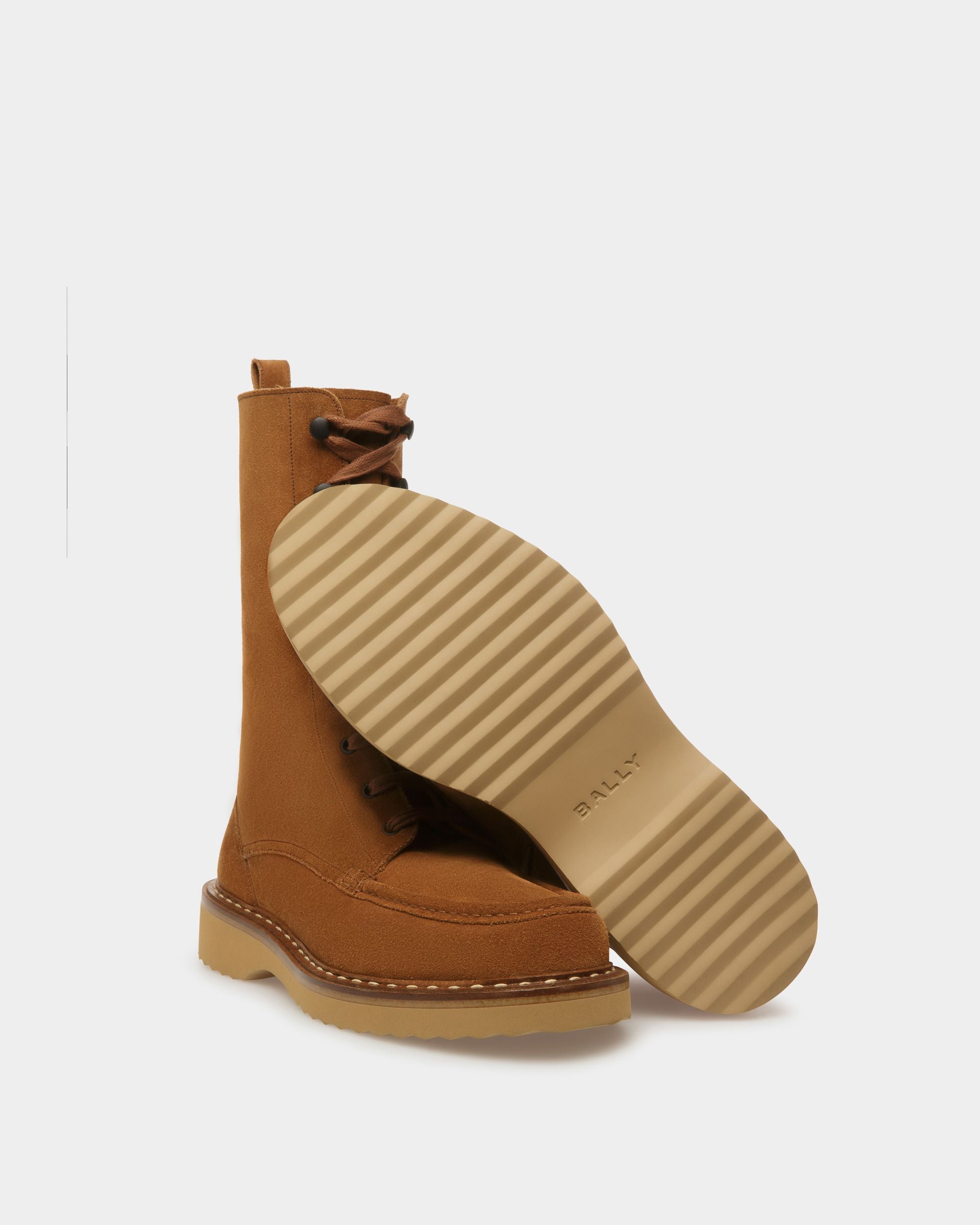 Neasden Booties In Brown Leather - Men's - Bally - 04