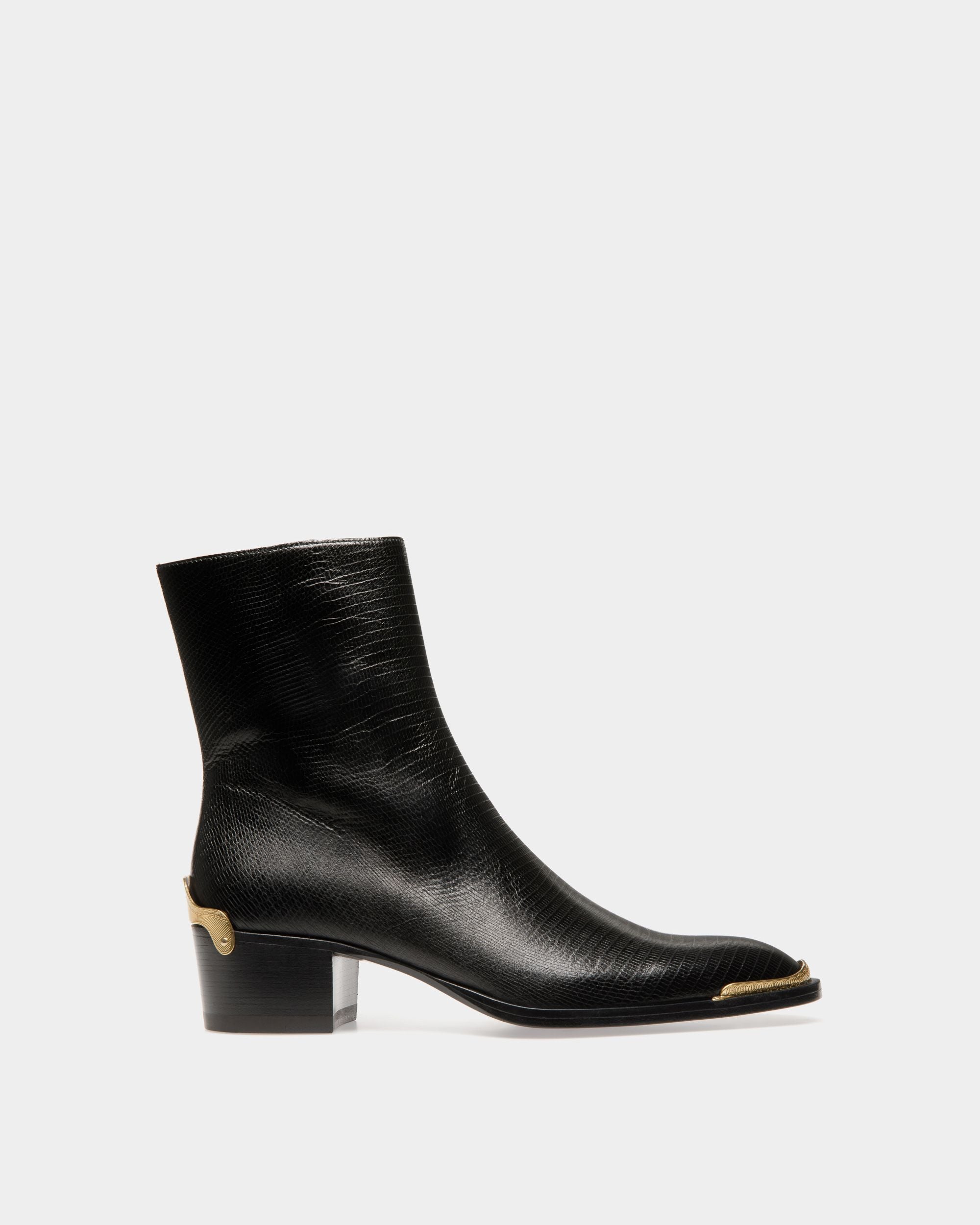 Botines Frankel De Piel Negra - Hombre - Bally - 01