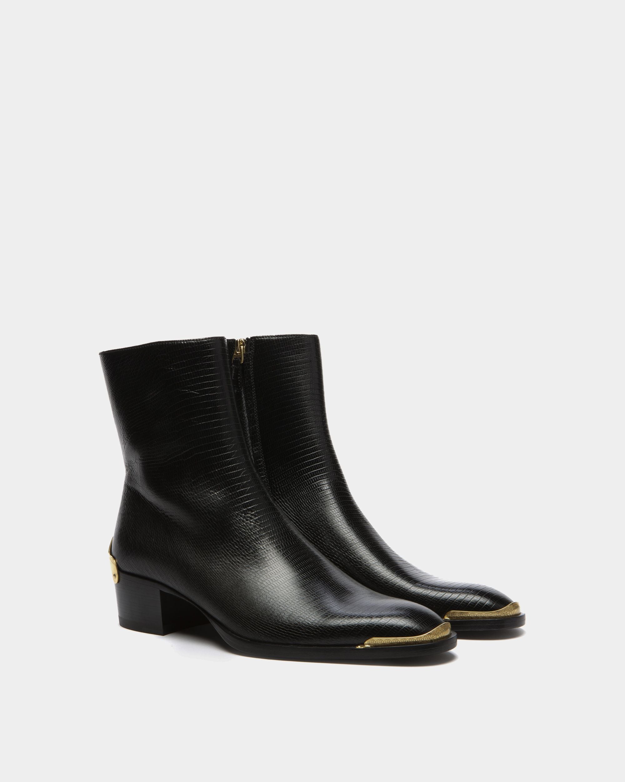 Botines Frankel De Piel Negra - Hombre - Bally - 02