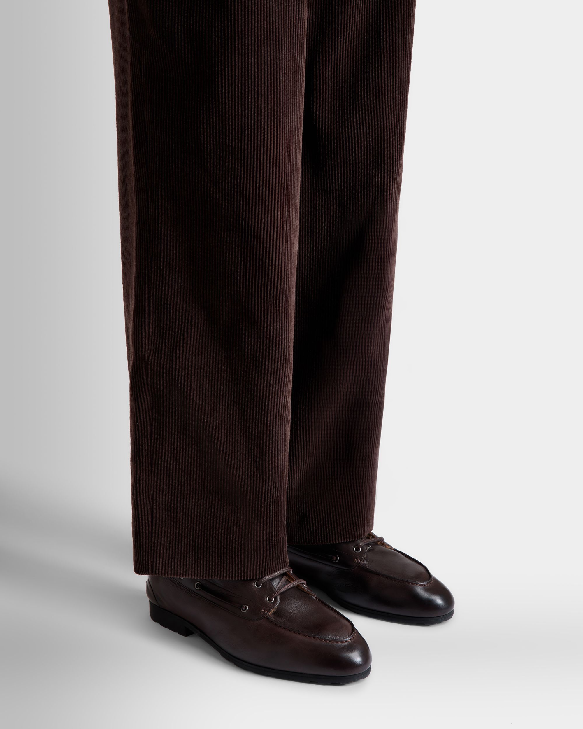 Bottine De La Capsule D’hiver En Cuir Ebano - Homme - Bally - 02