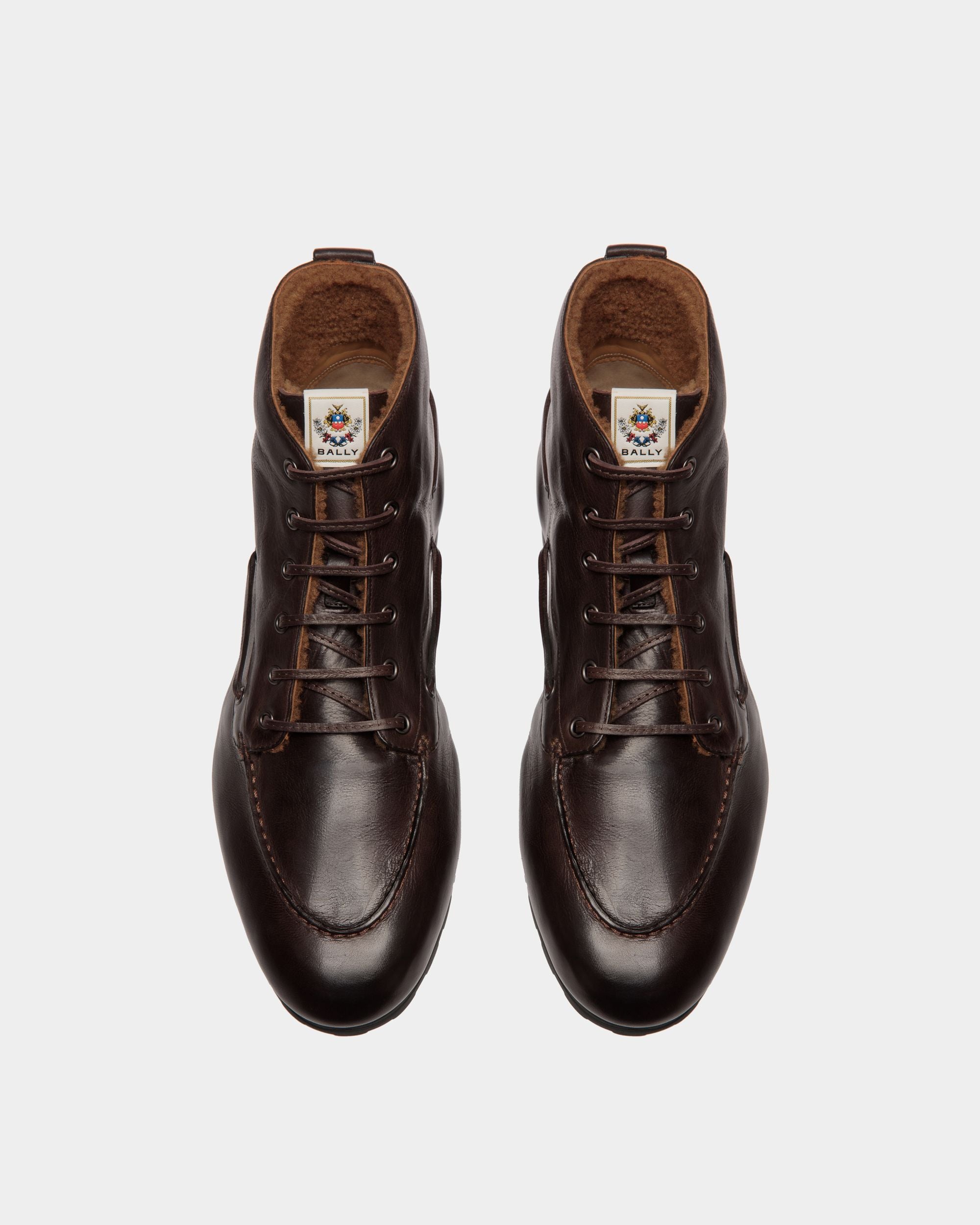 Winter Capsule Stiefeletten Aus Leder In Ebenholzschwarz - Herren - Bally - 05