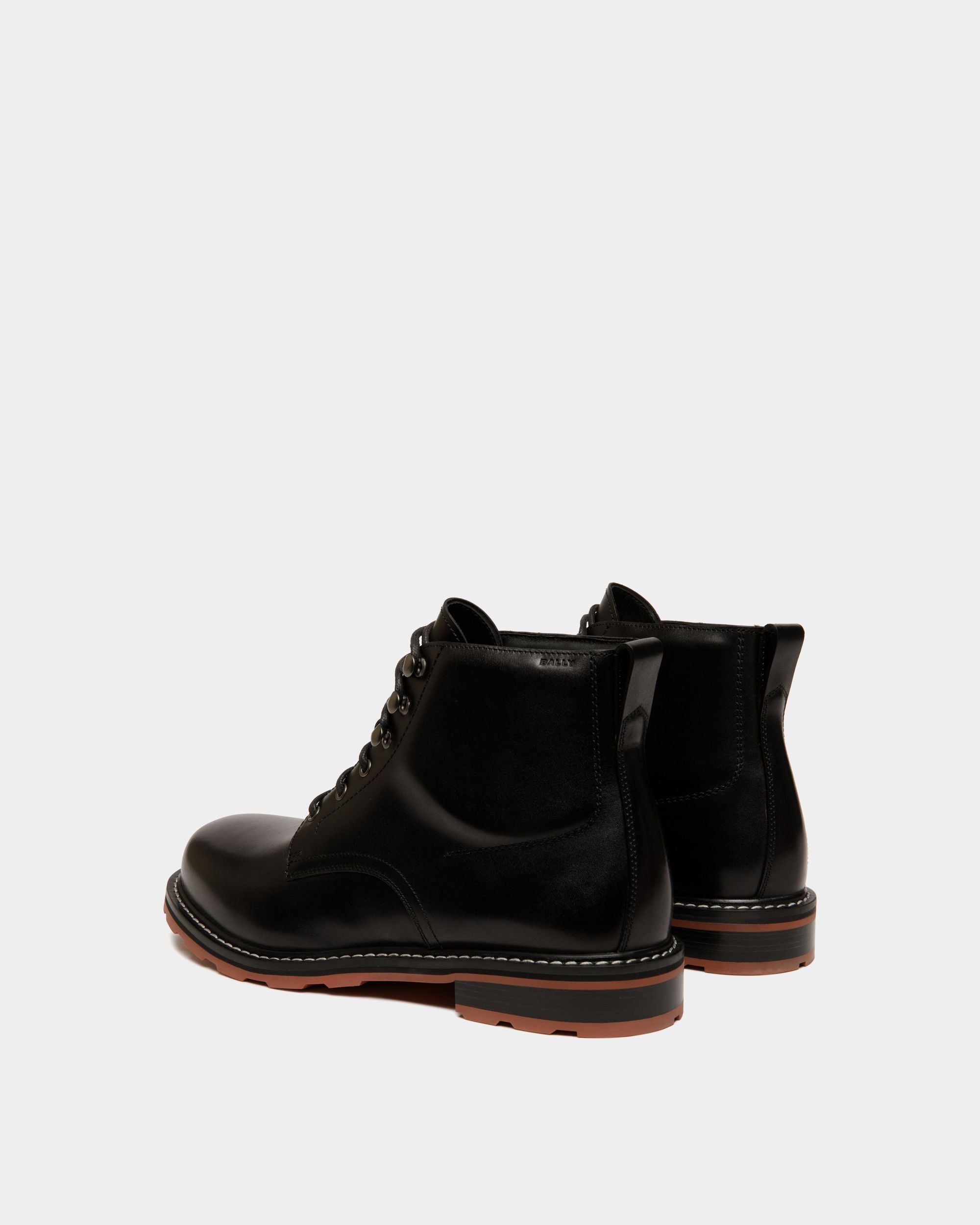 Winter Capsule Stiefelette Aus Schwarzem Leder - Herren - Bally - 04