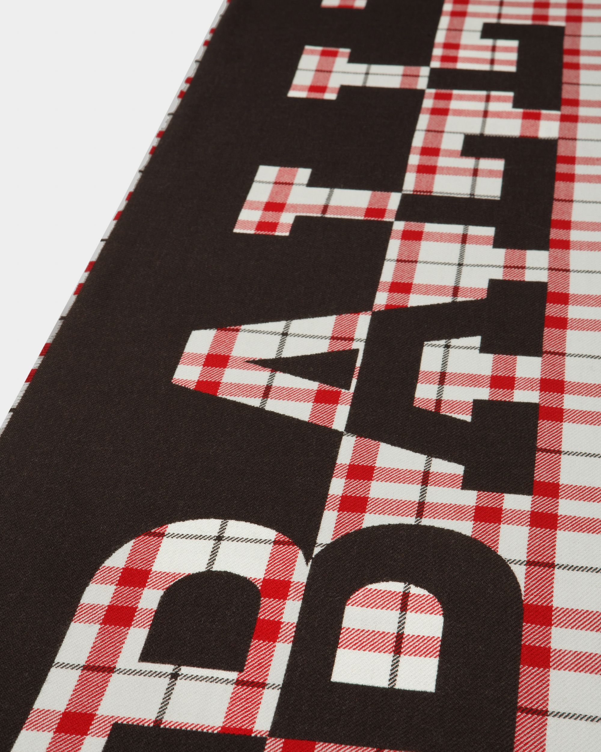 Wool Scarf In Army Green - Men's - Bally - 02