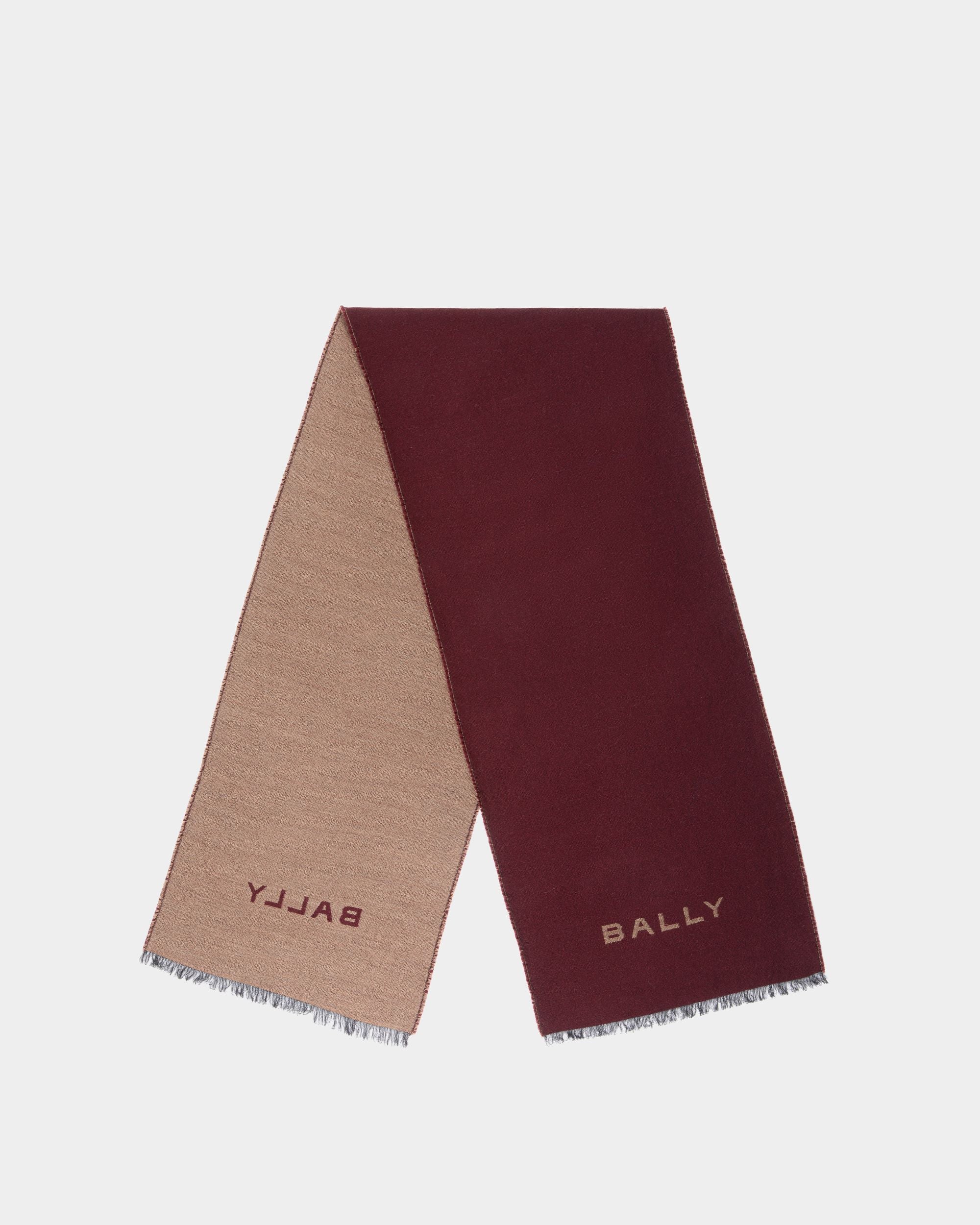 Bufanda De Mezcla De Lana Andorra Con Logo - Hombre - Bally - 01