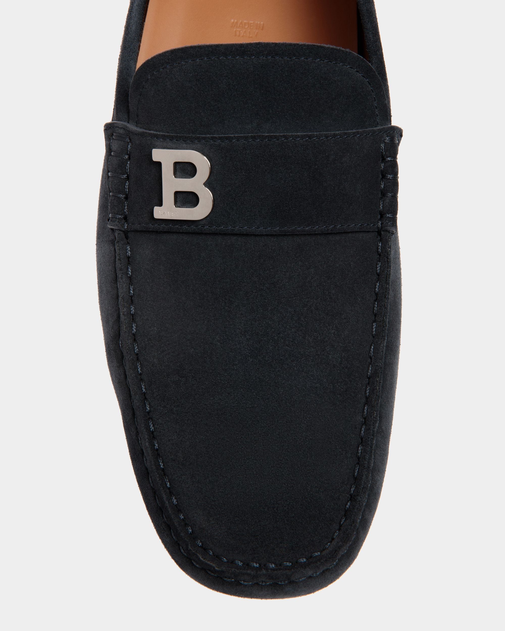 Drivers In Blue Leather - Men's - Bally - 05