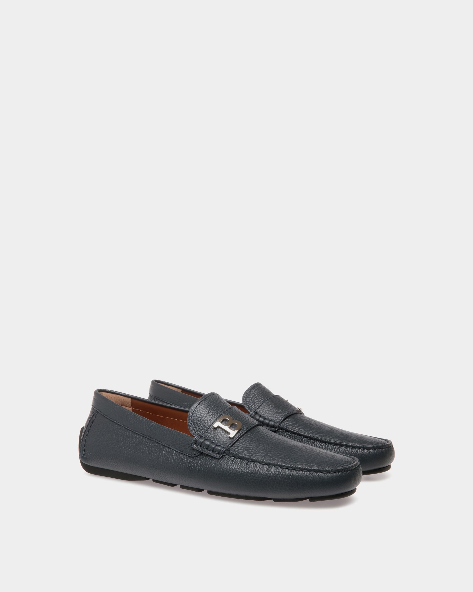 Driver In Blue Leather - Homme - Bally - 02