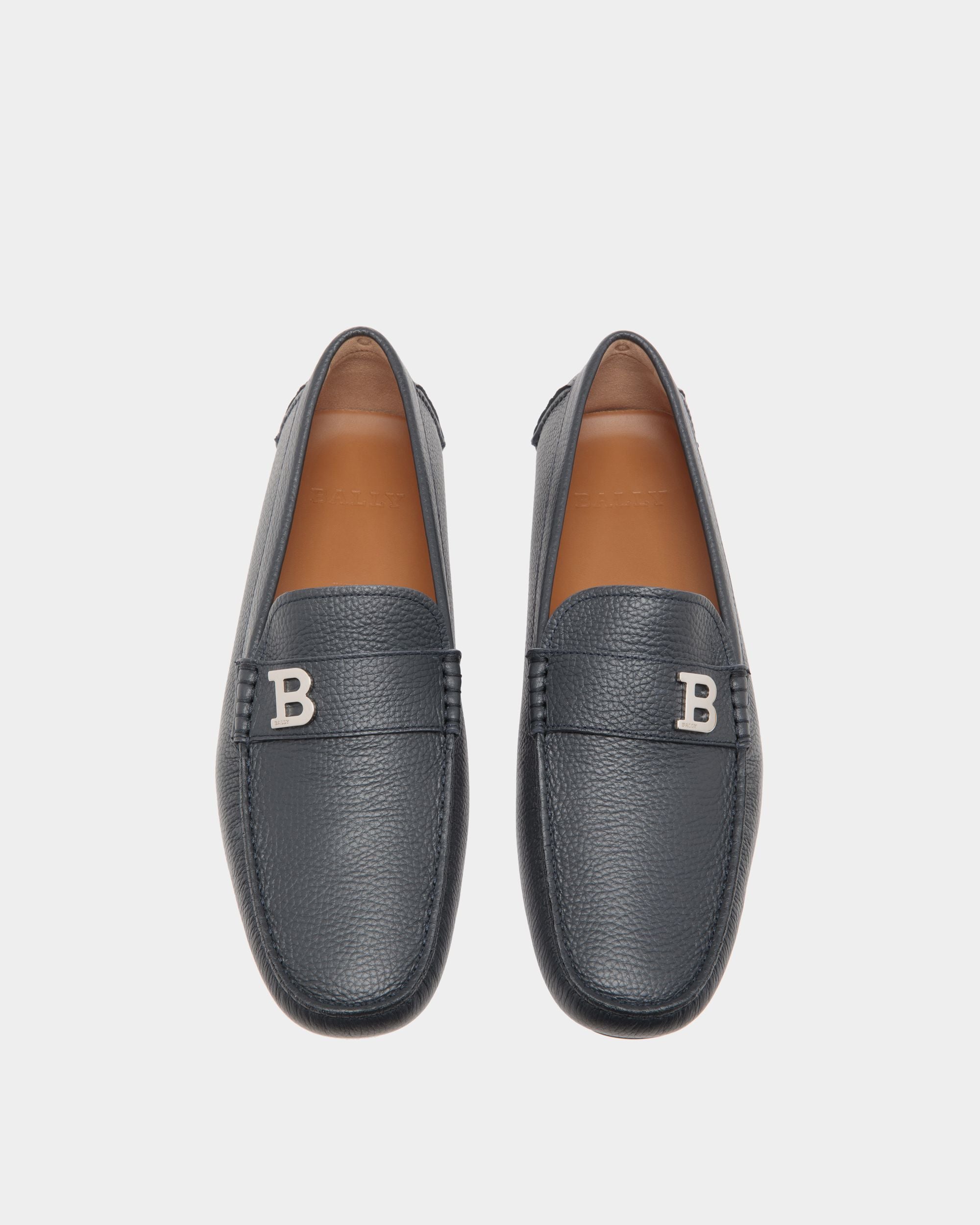 Driver In Blue Leather - Homme - Bally - 04