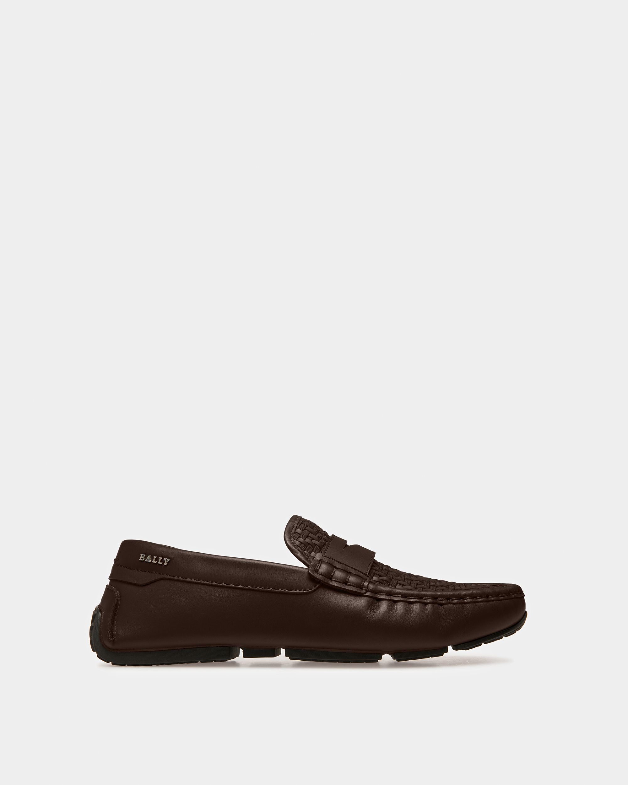 Pilos Chaussures De Conduite En Cuir Marron - Homme - Bally - 01