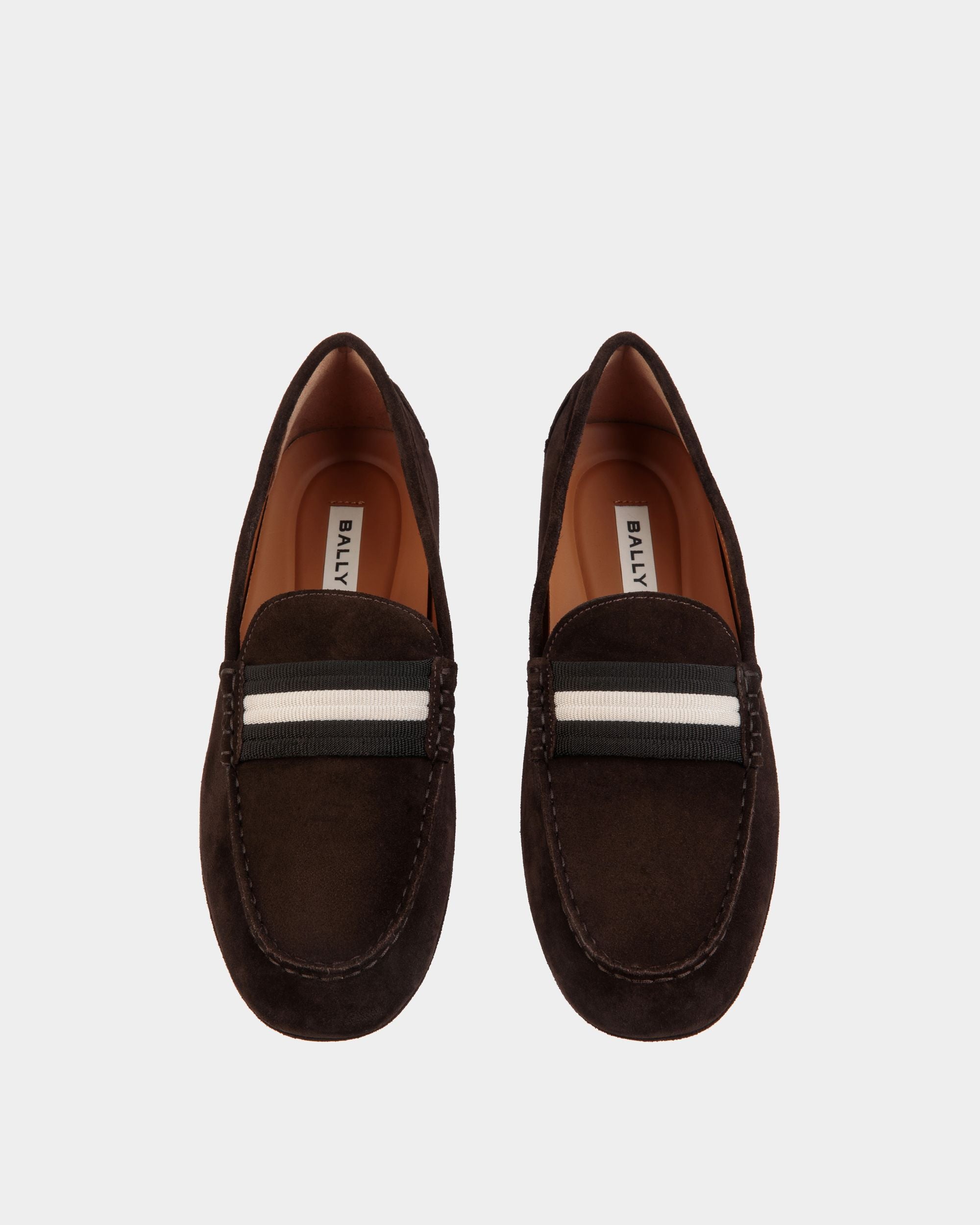 Zapato Driver Kerbs De Ante Ébano - Hombre - Bally - 05