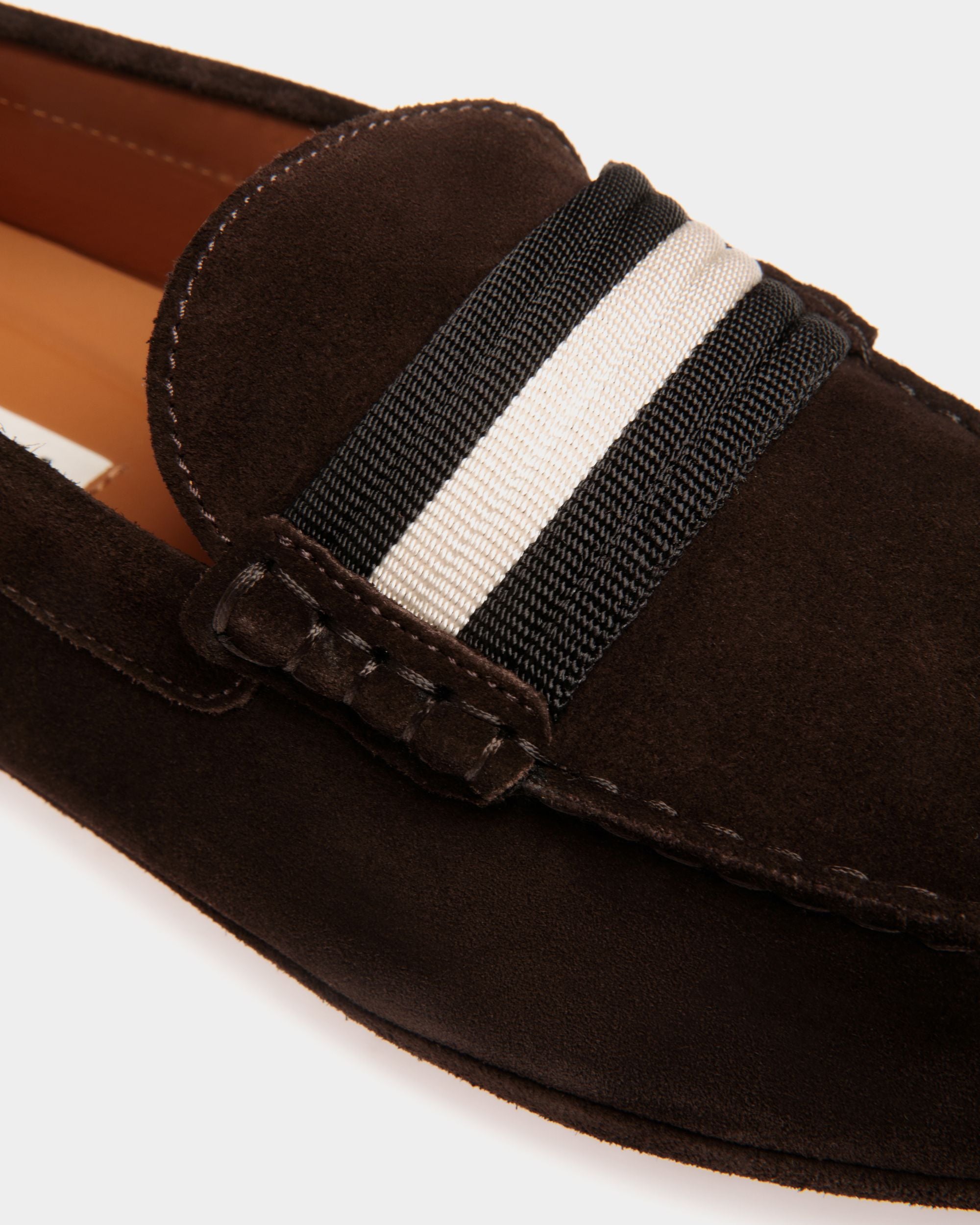 Zapato Driver Kerbs De Ante Ébano - Hombre - Bally - 06