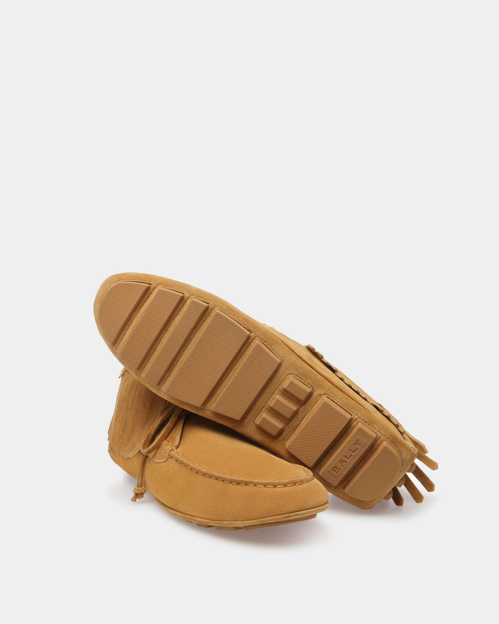 Zapatos Driver Kerbs De Piel Color Desierto - Hombre - Bally - 05