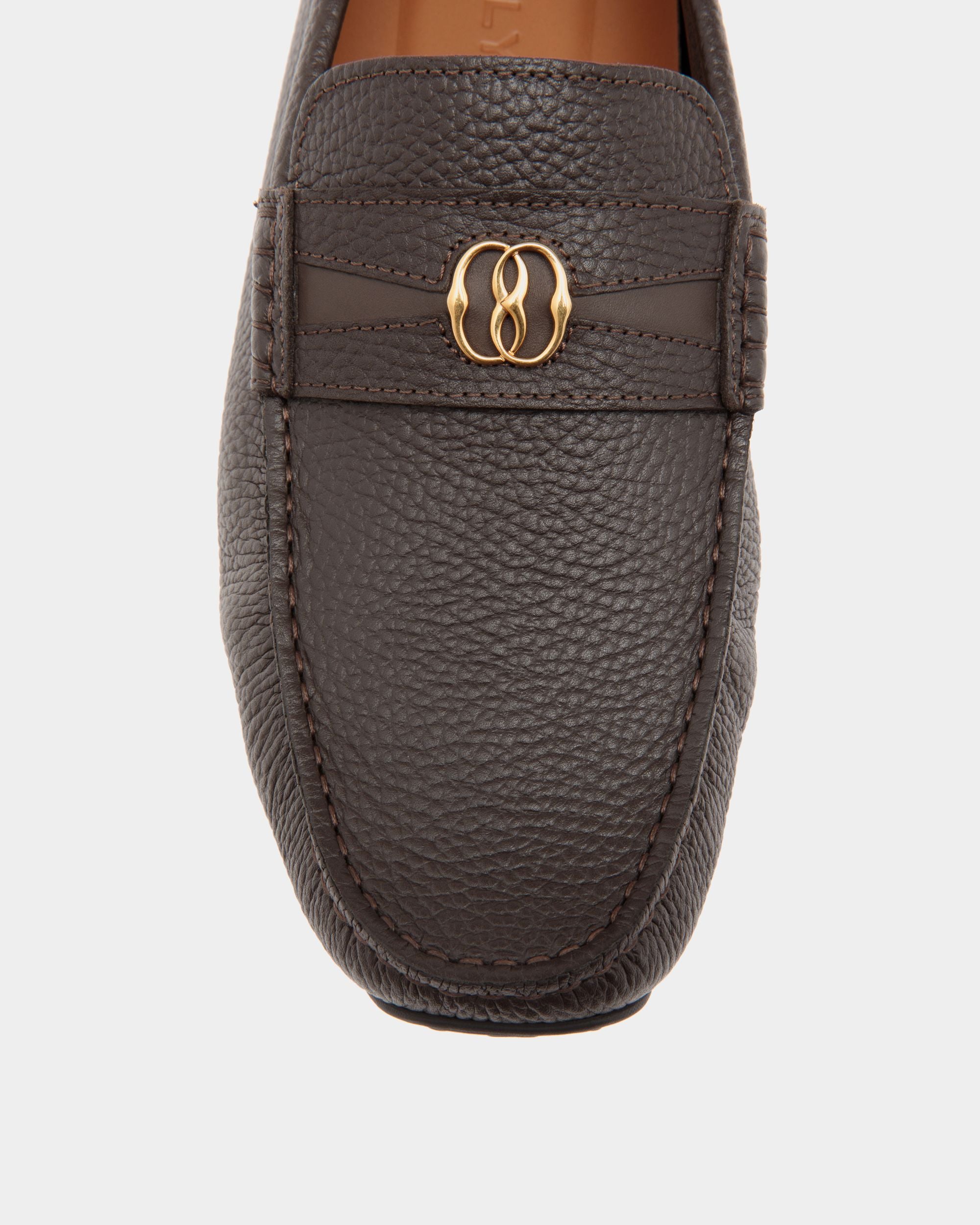 Pilot Drivers In Brown Leather - Herren - Bally - 05