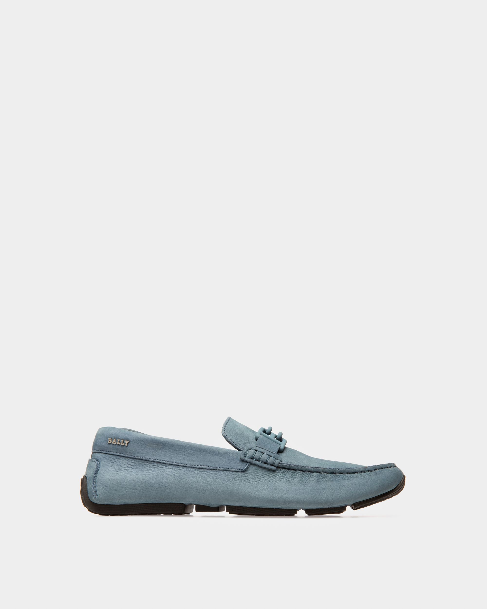Parsal Driver Aus Blauem Leder - Herren - Bally - 01