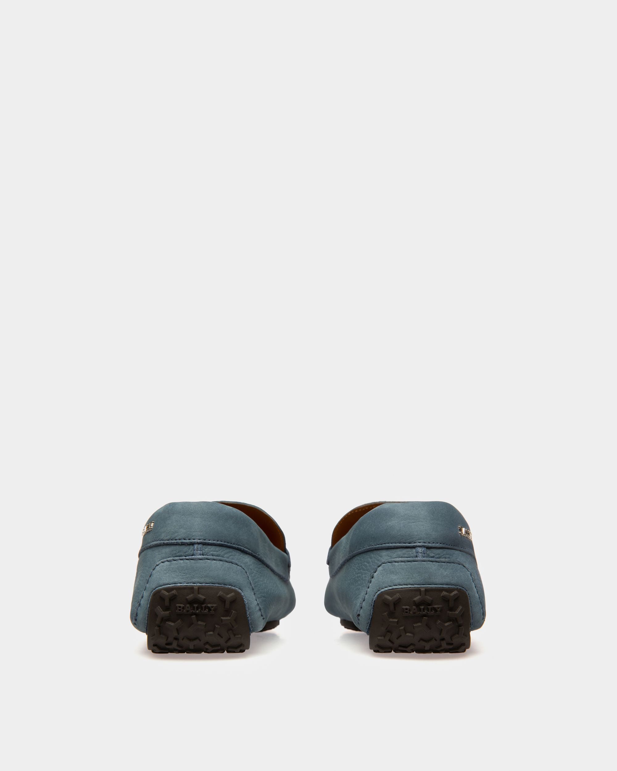 Parsal Driver Aus Blauem Leder - Herren - Bally - 03