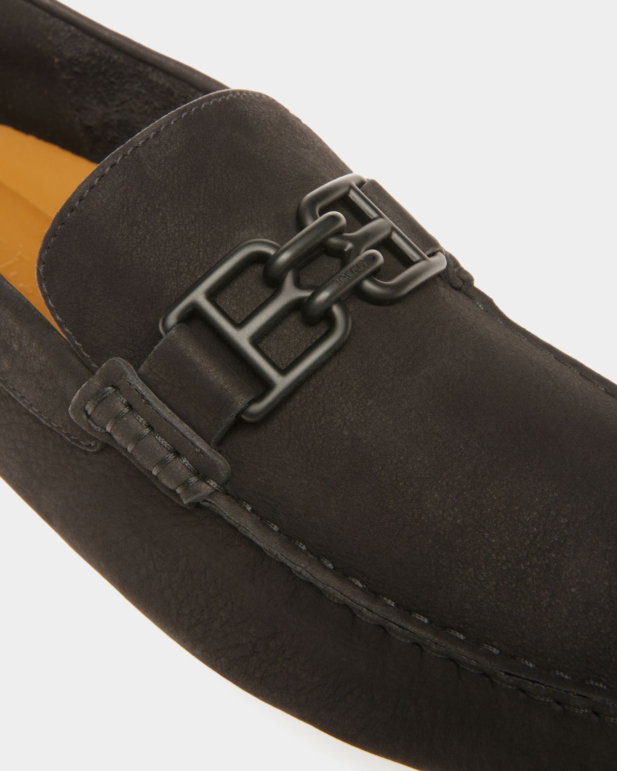 Parsal Drivers En Cuir Noir - Homme - Bally - 04