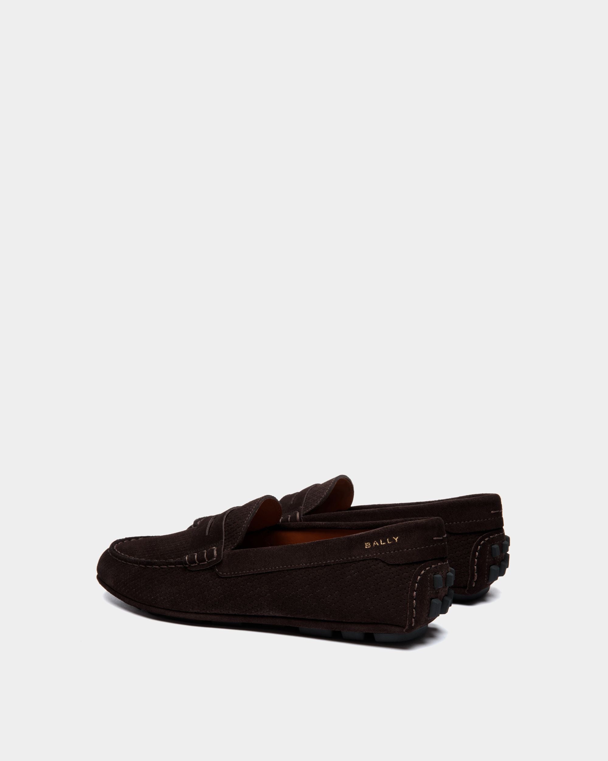 Kerbs Driver-Schuh Aus Geprägtem Veloursleder - Herren - Bally - 03