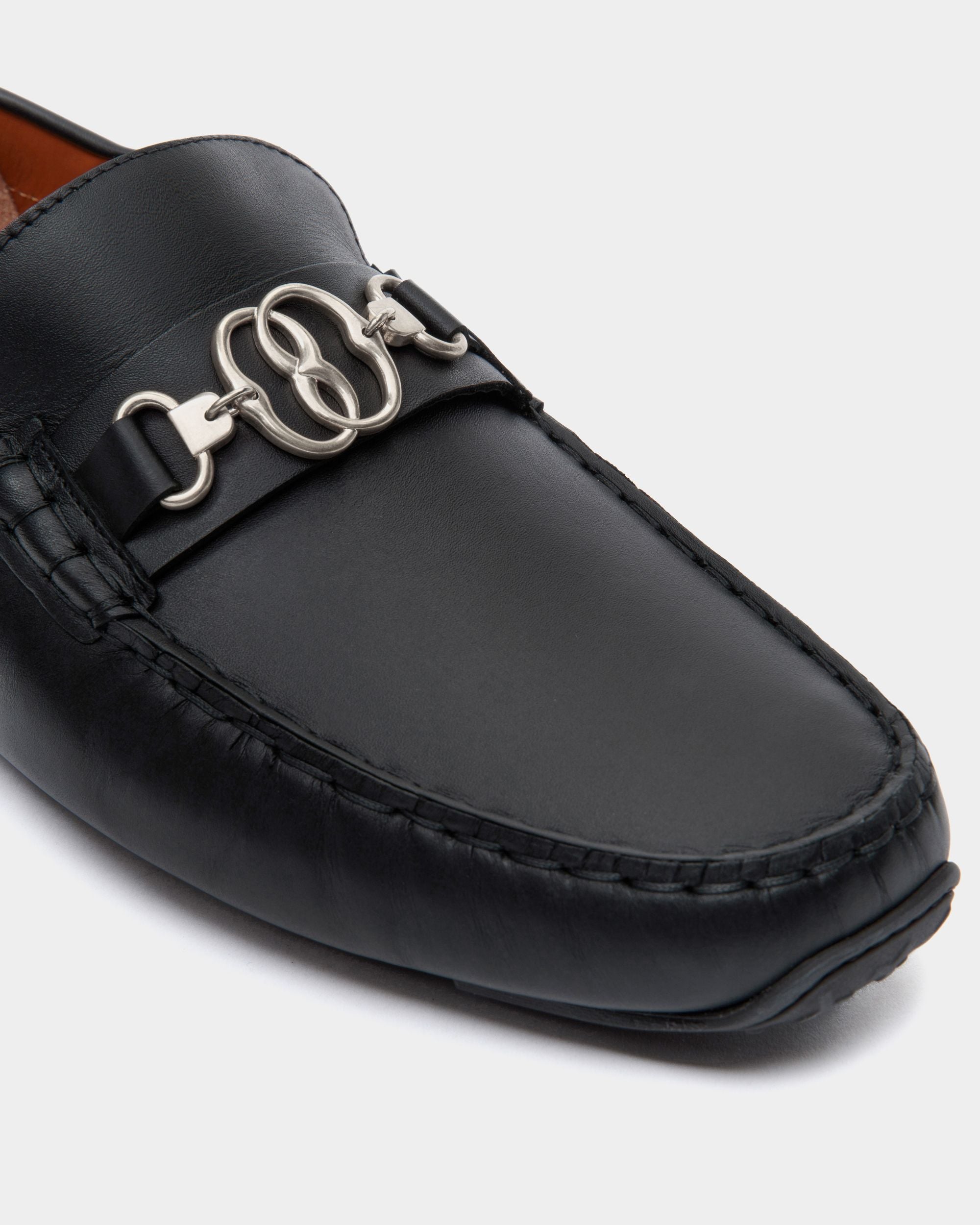 Pilot Driver-Schuh Aus Leder In Schwarz - Herren - Bally - 05