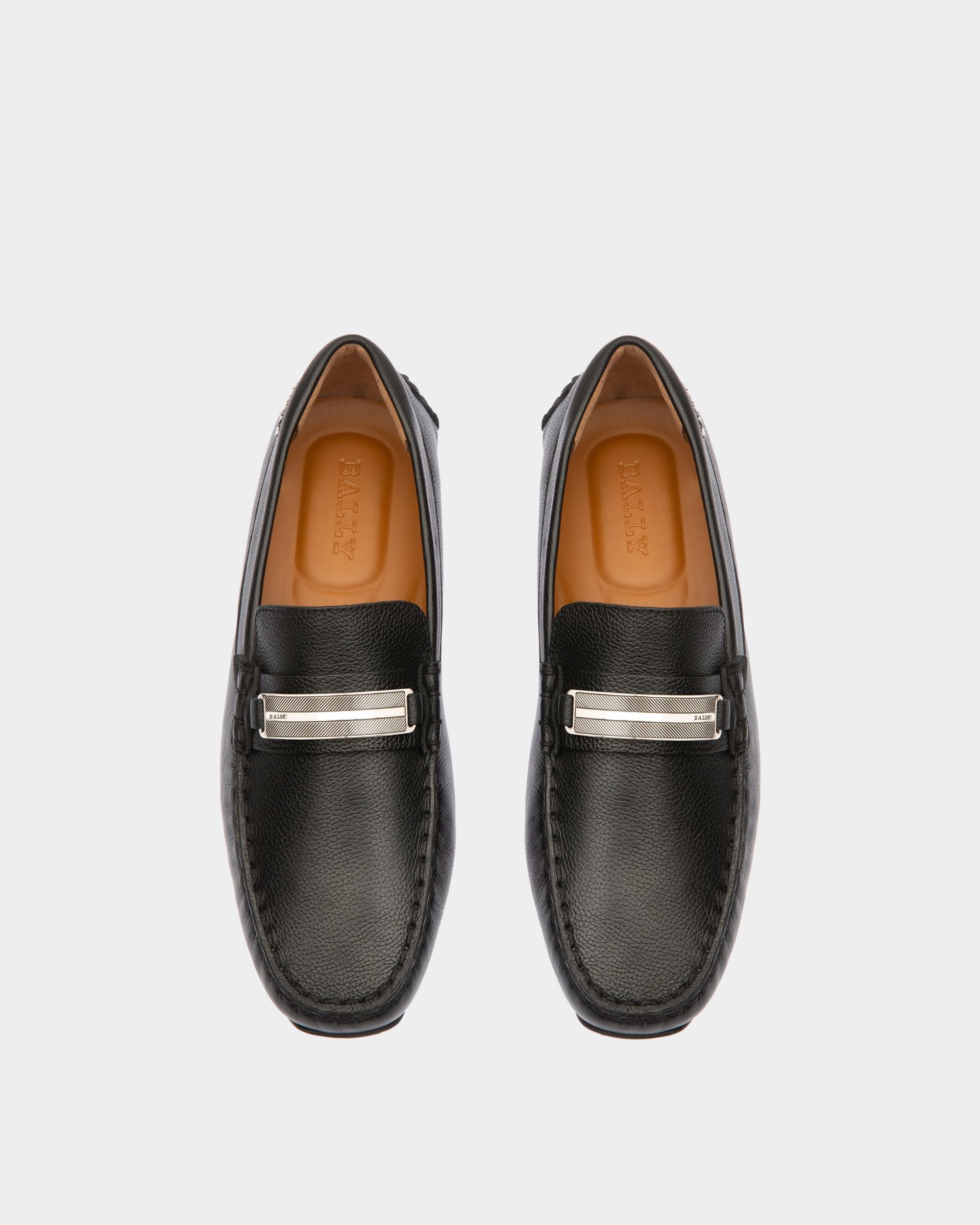Paryse Drivers En Cuir Noir - Homme - Bally - 02