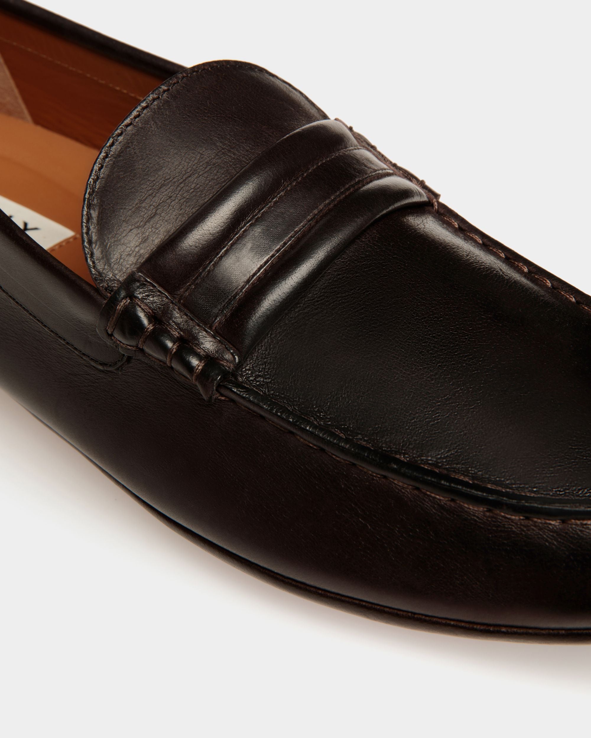 Chaussure Driver Kerbs En Cuir Ébène - Homme - Bally - 05