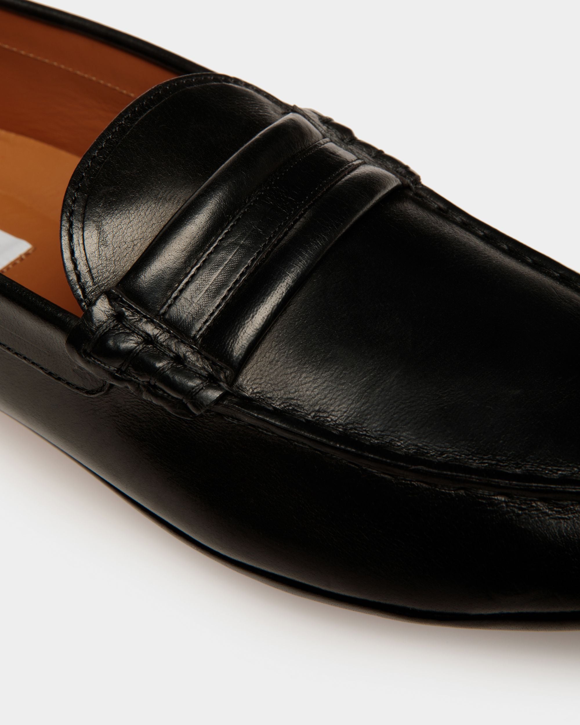 Kerbs Driver-Schuh Aus Leder In Schwarz - Herren - Bally - 05