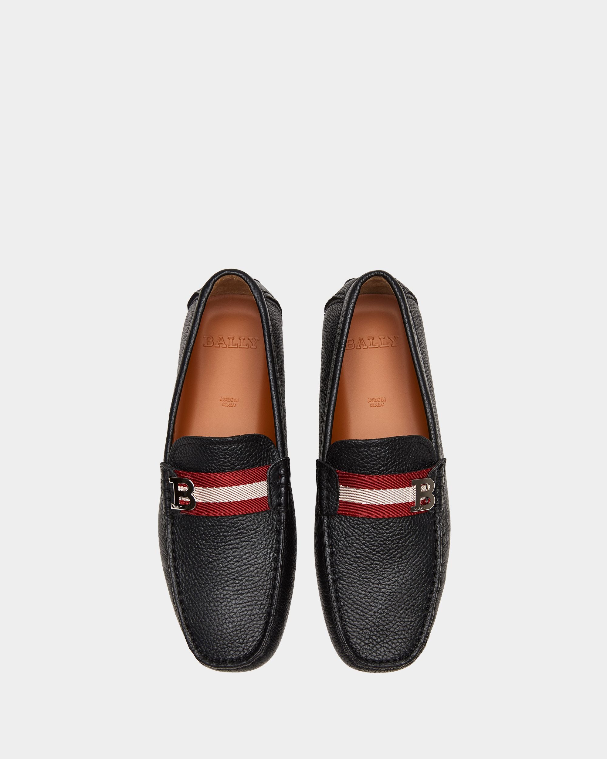 Men's Black Driver Shoes - Homme - Bally - 05