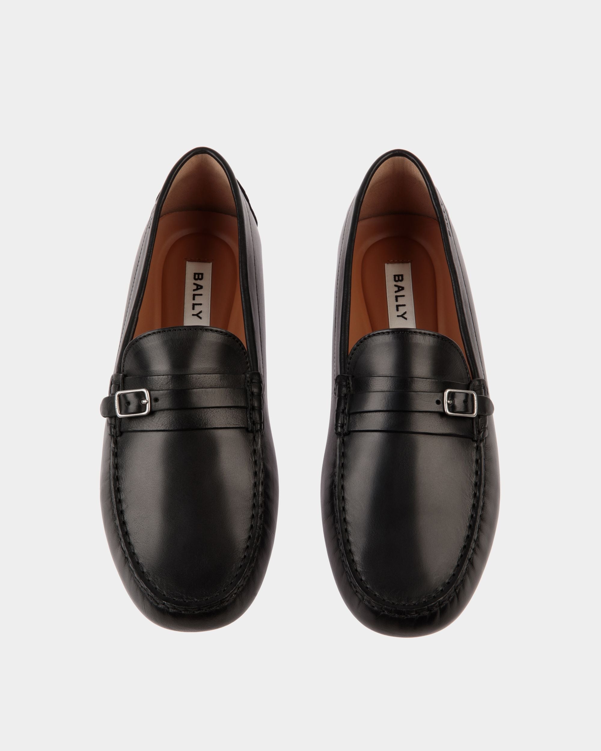 Kerbs Driver-Schuh Aus Leder In Schwarz - Herren - Bally - 05