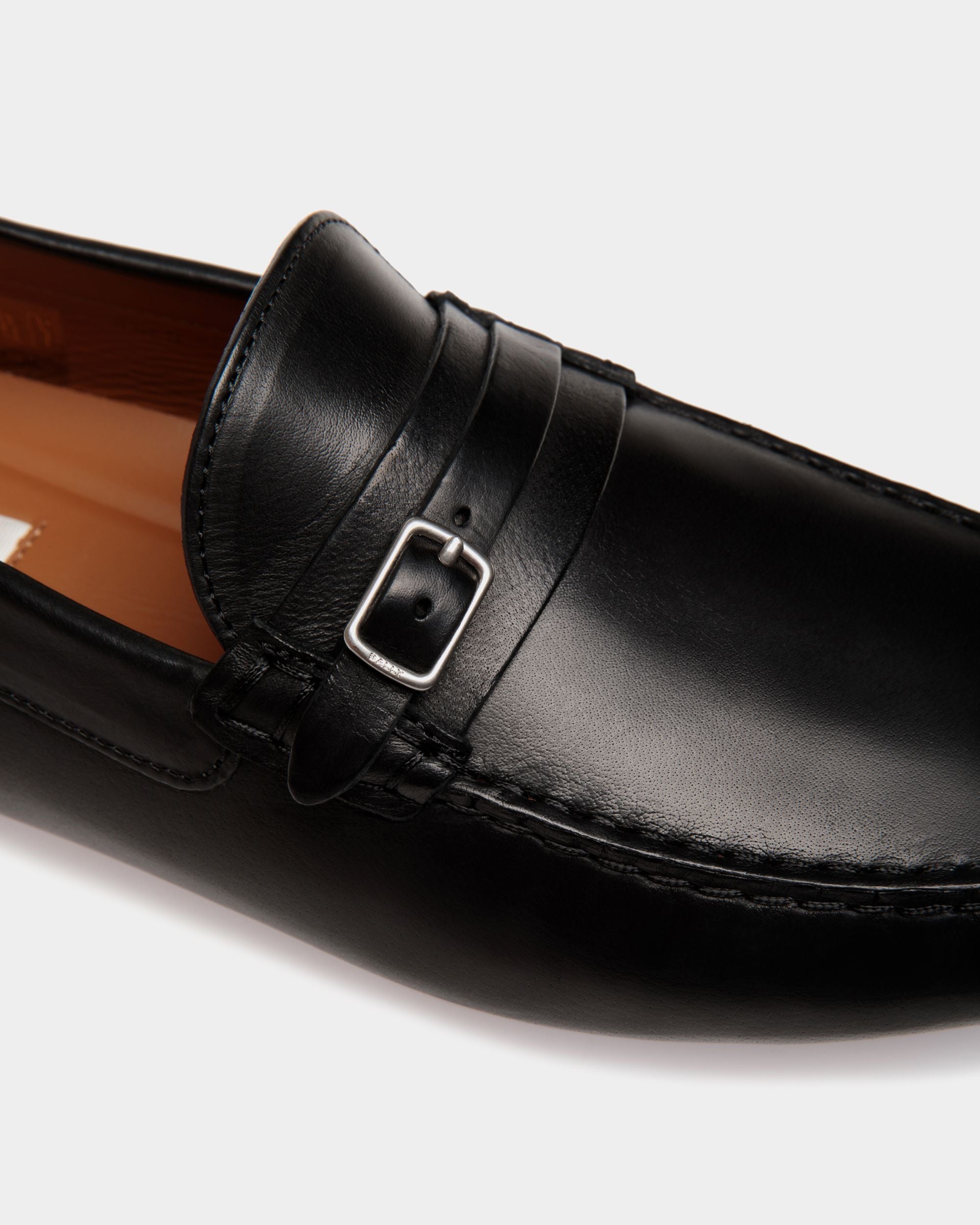 Kerbs Driver-Schuh Aus Leder In Schwarz - Herren - Bally - 06
