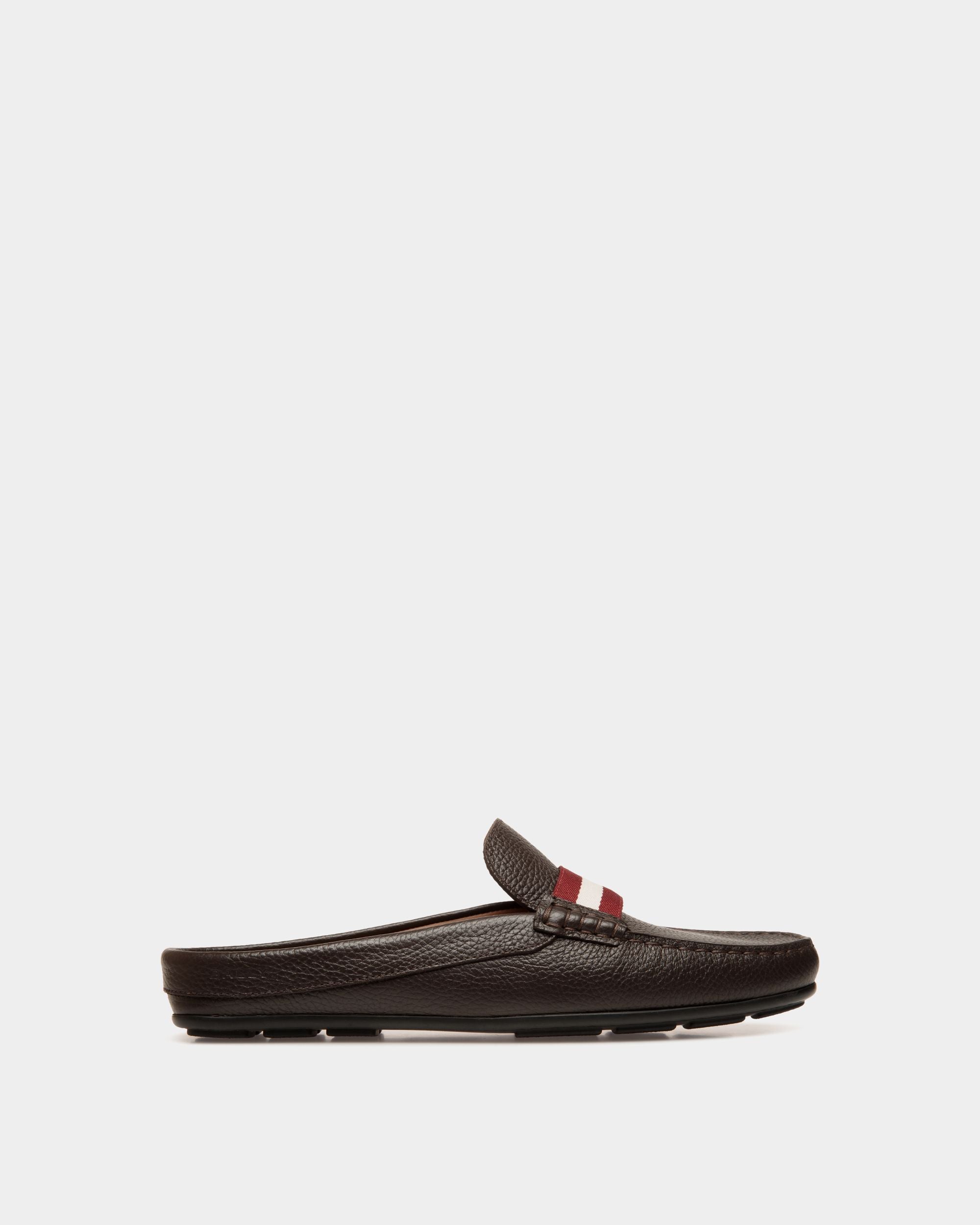 Clay Driver in Ebano Grained Leather - Herren - Bally - 01